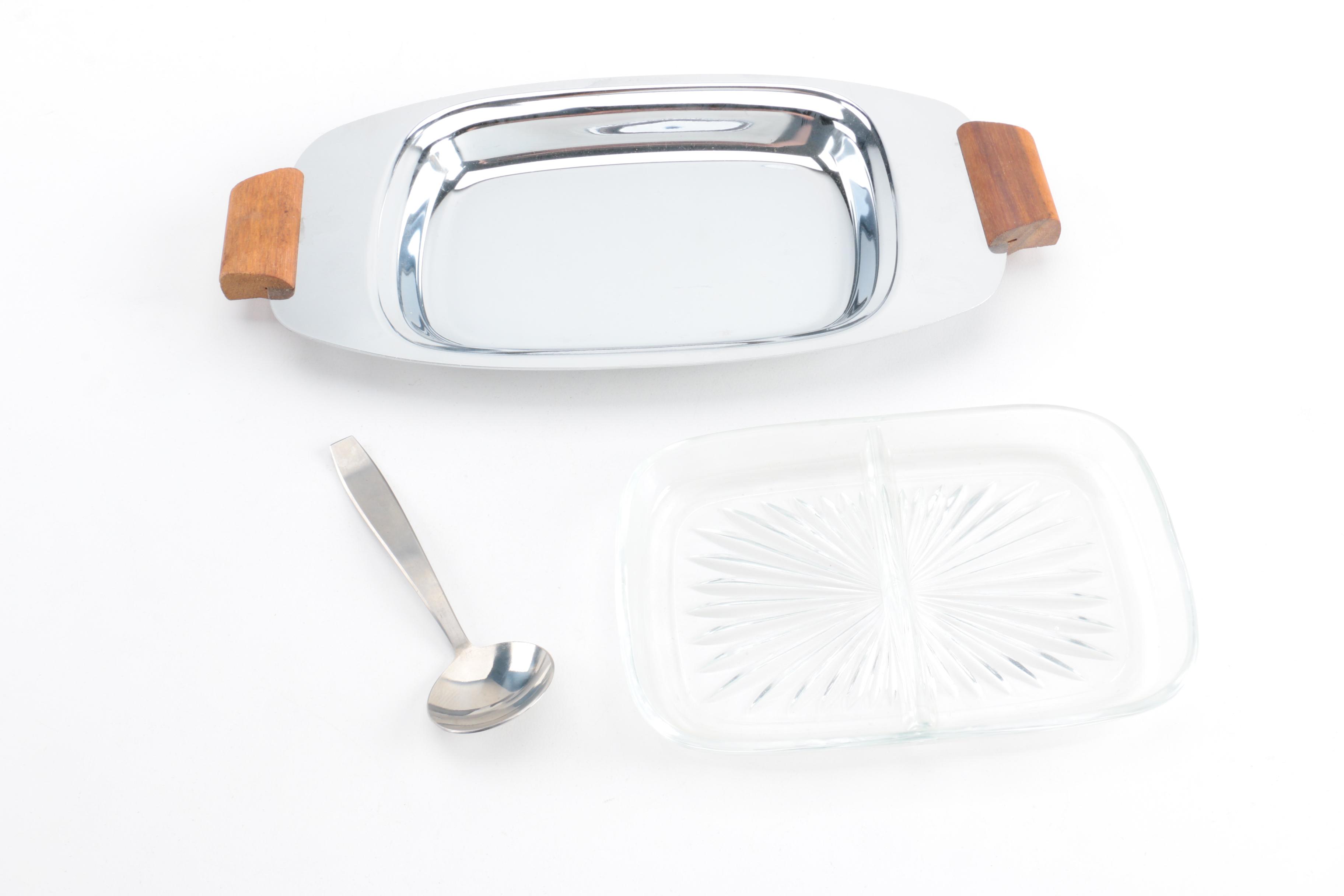 Mid Century Modern Kimiko "Guardian" Highball Glasses and Barware