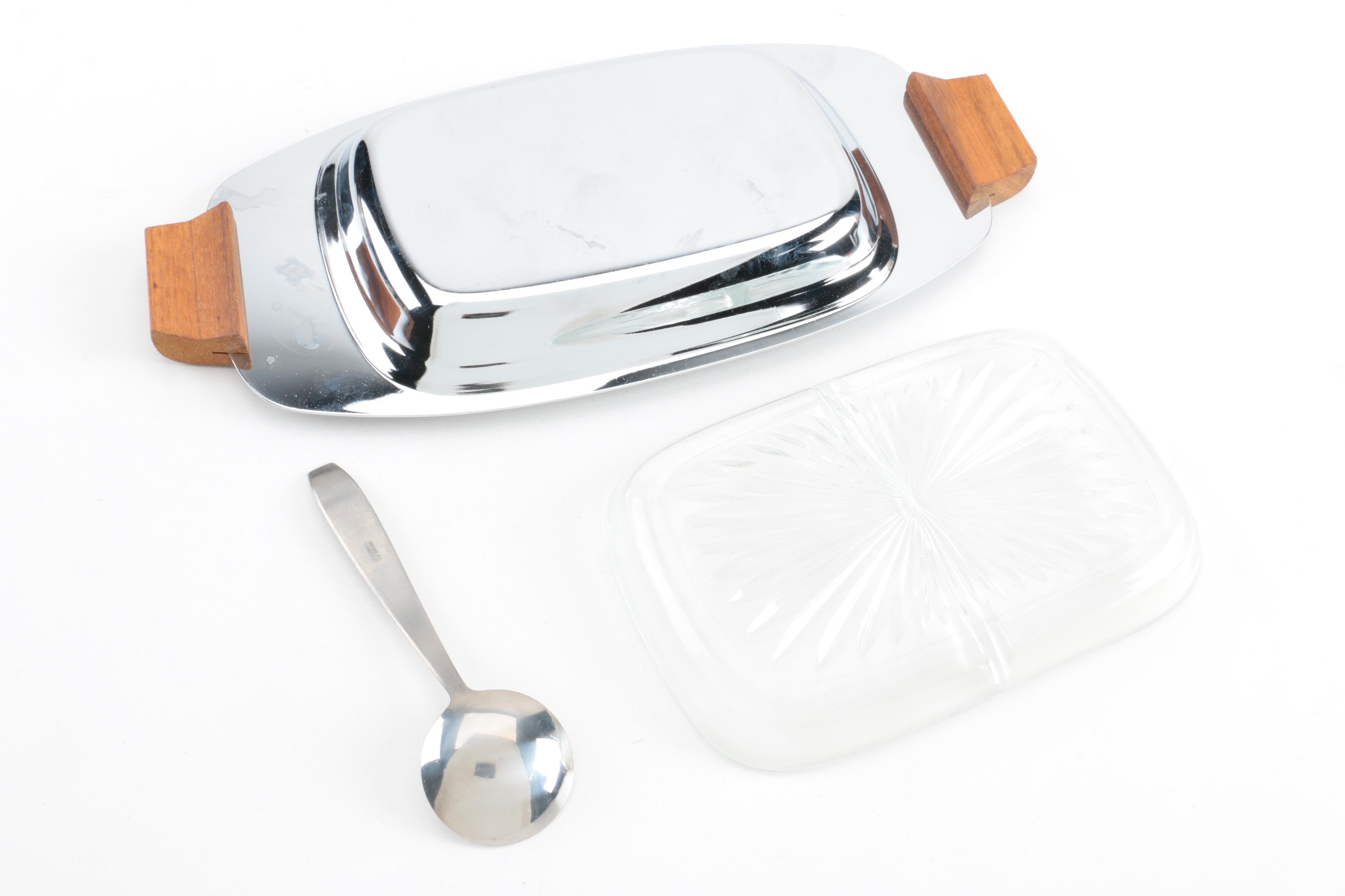 Mid Century Modern Kimiko "Guardian" Highball Glasses and Barware