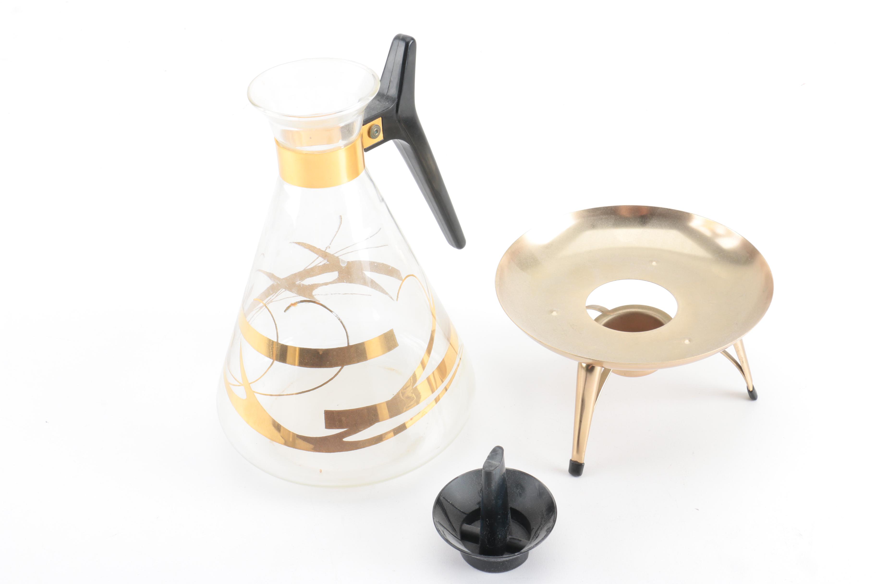 Mid Century Modern Kimiko "Guardian" Highball Glasses and Barware