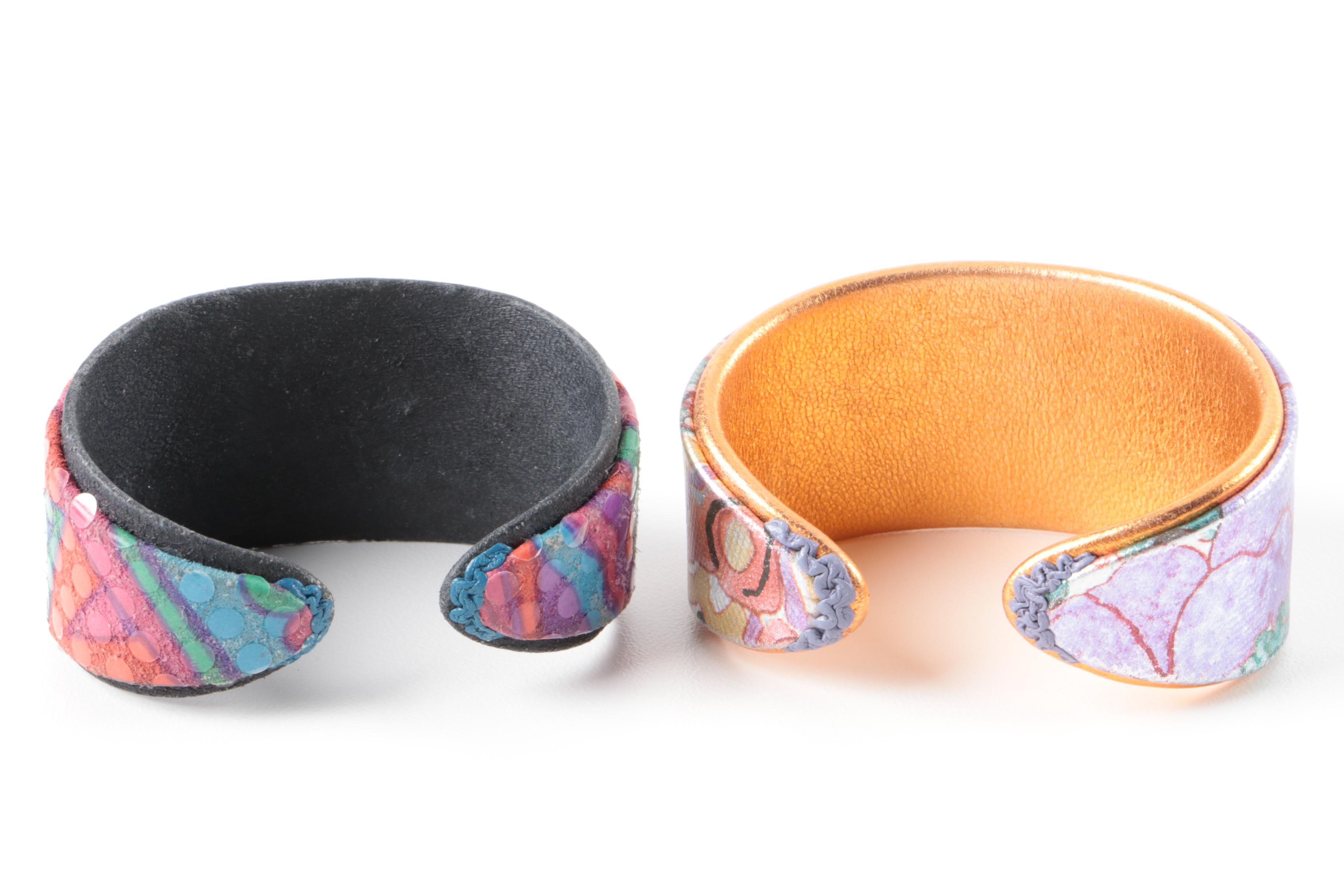 Millefiori Style and Fused Glass Beaded Necklaces, Cuff Bracelets and More