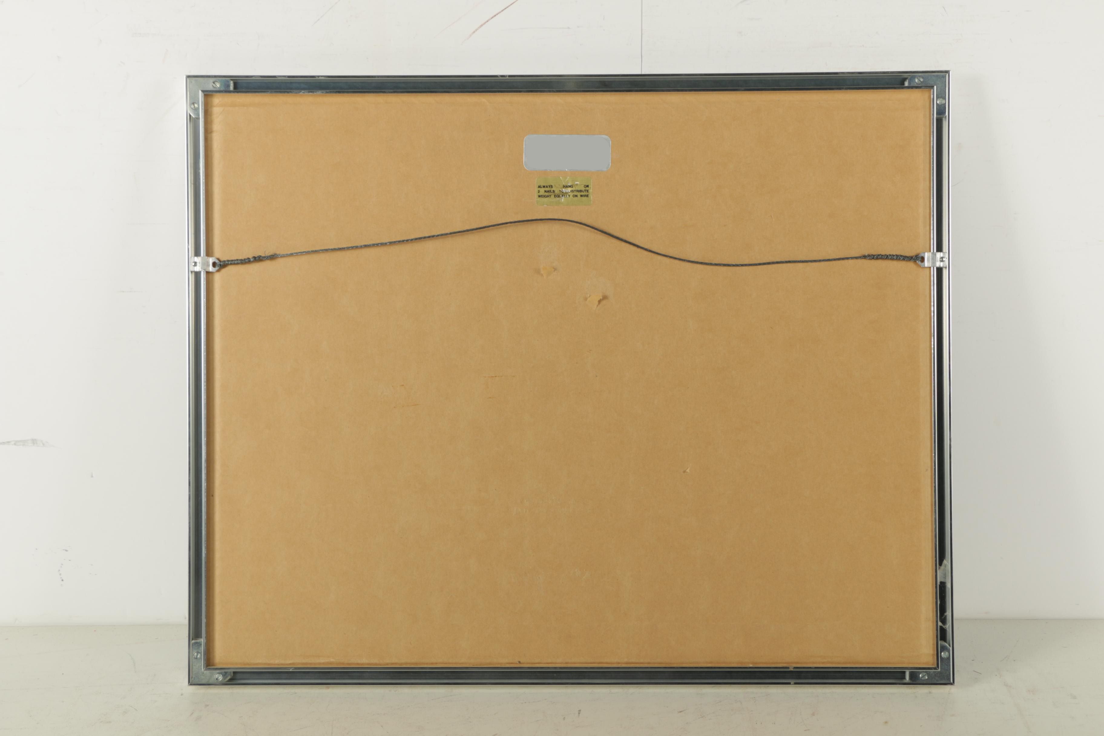 Liz Collins Limited Edition Serigraph on Paper "Paper Houses of Esmeraldes"