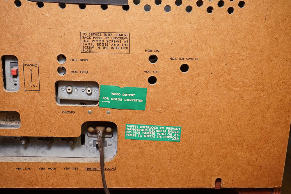 1950s Dumont Television Console