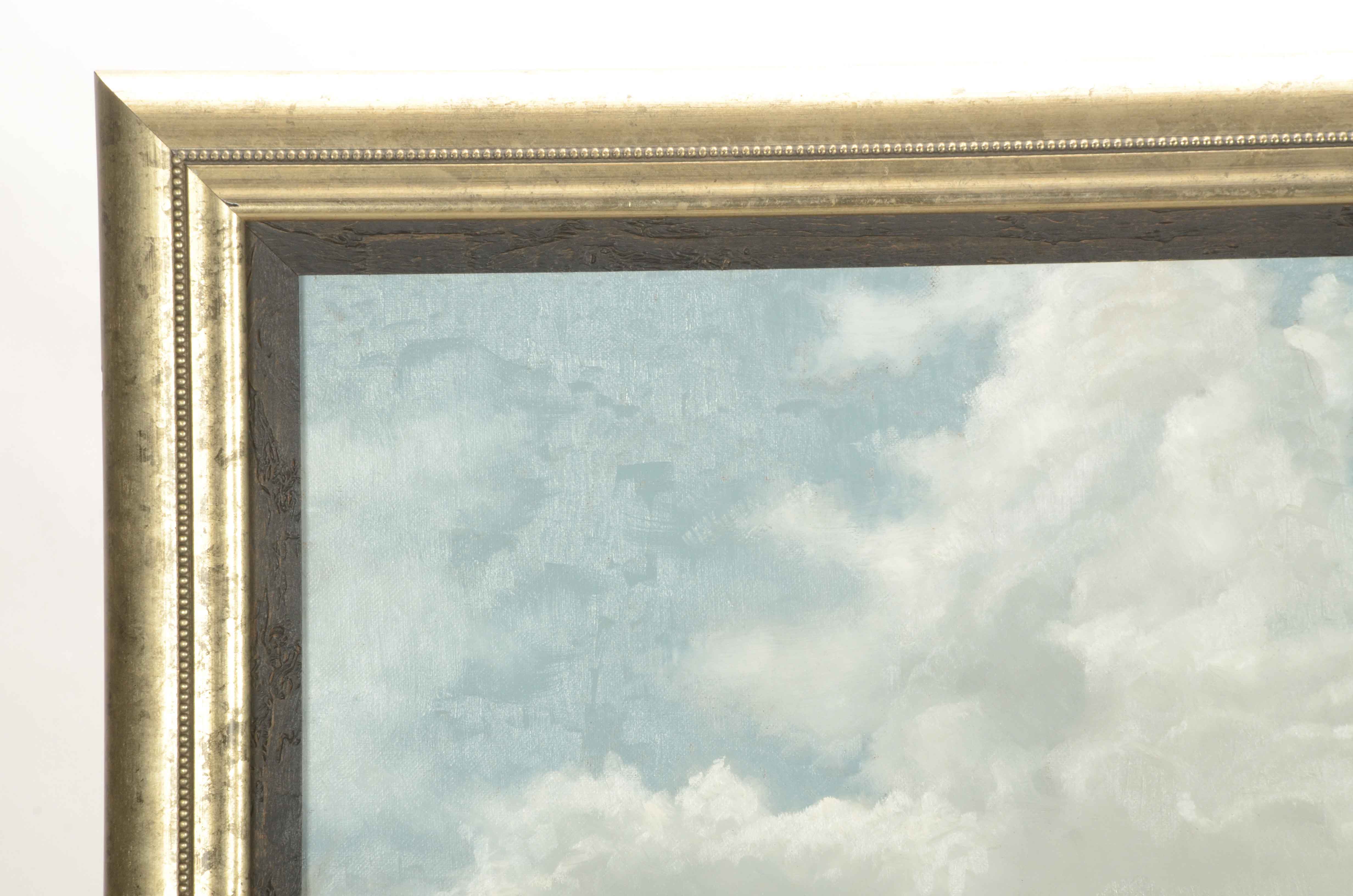 John Boatright Oil on Canvas Landscape Painting "Marshes"