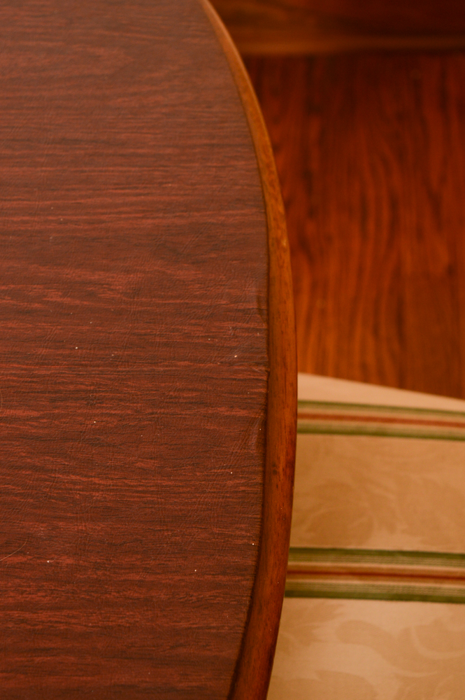 Queen Anne Style Dining Table with Chairs