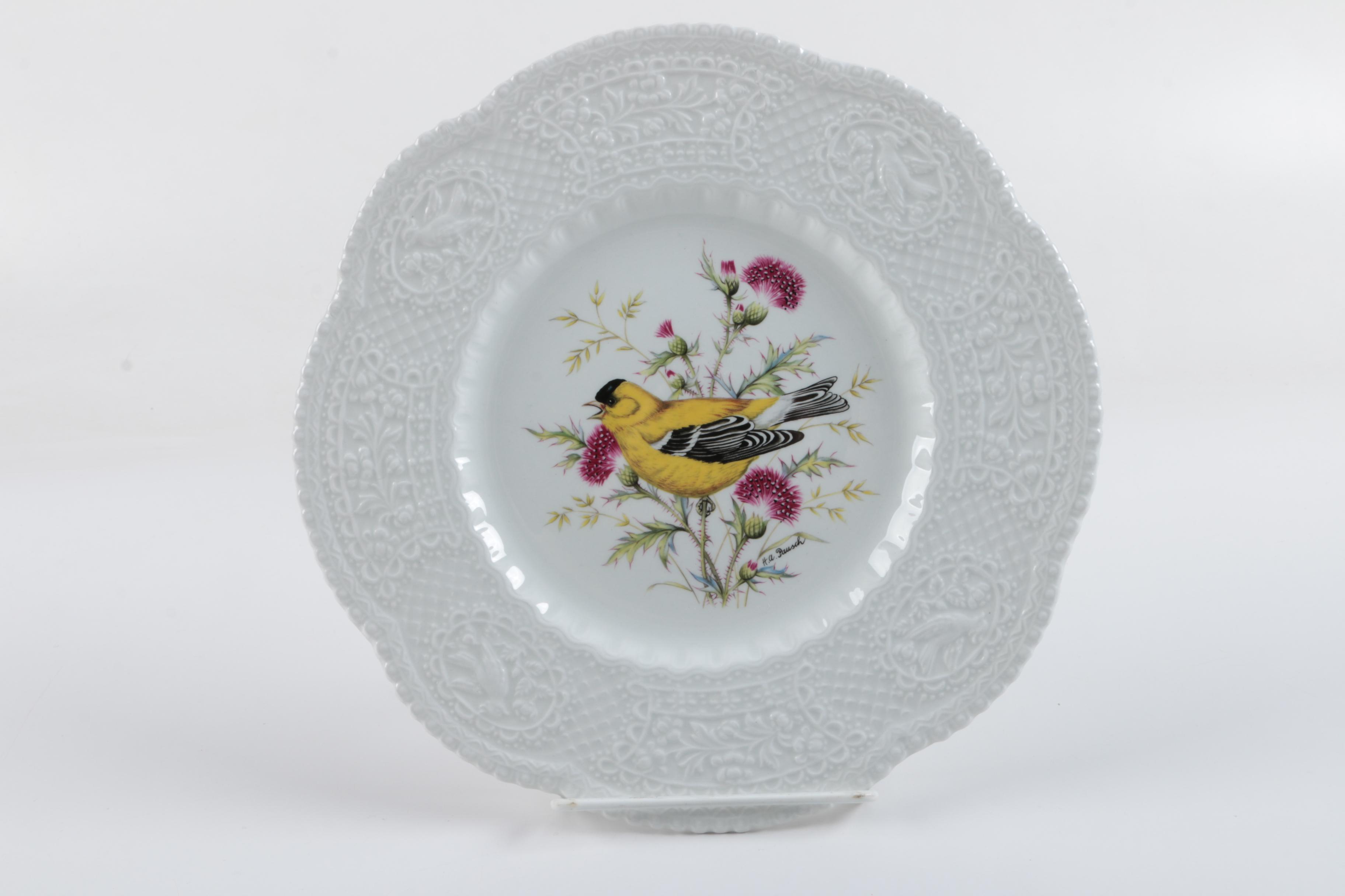 Henry A. Pausch for Royal Cauldon Ironstone Plates