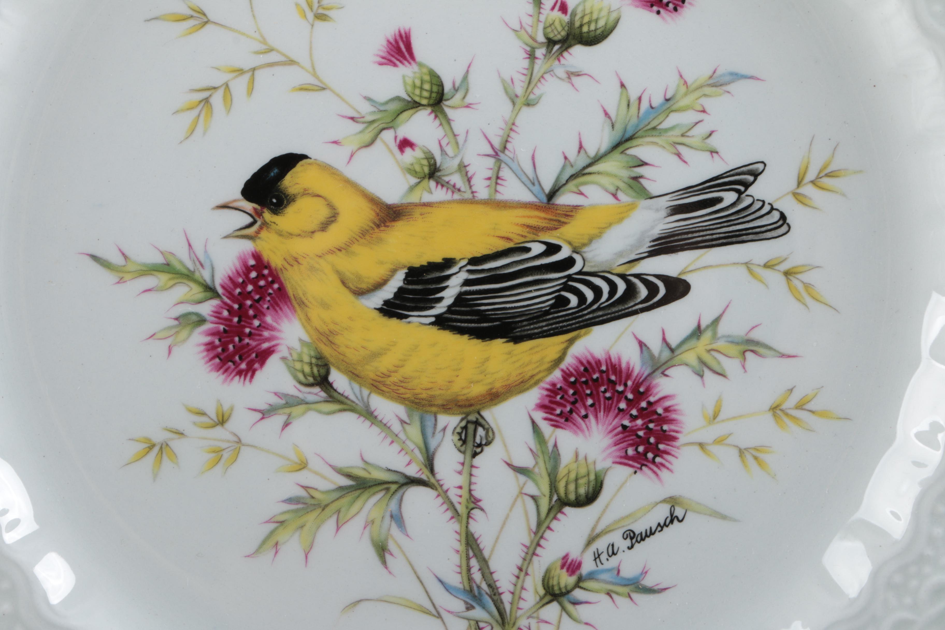 Henry A. Pausch for Royal Cauldon Ironstone Plates