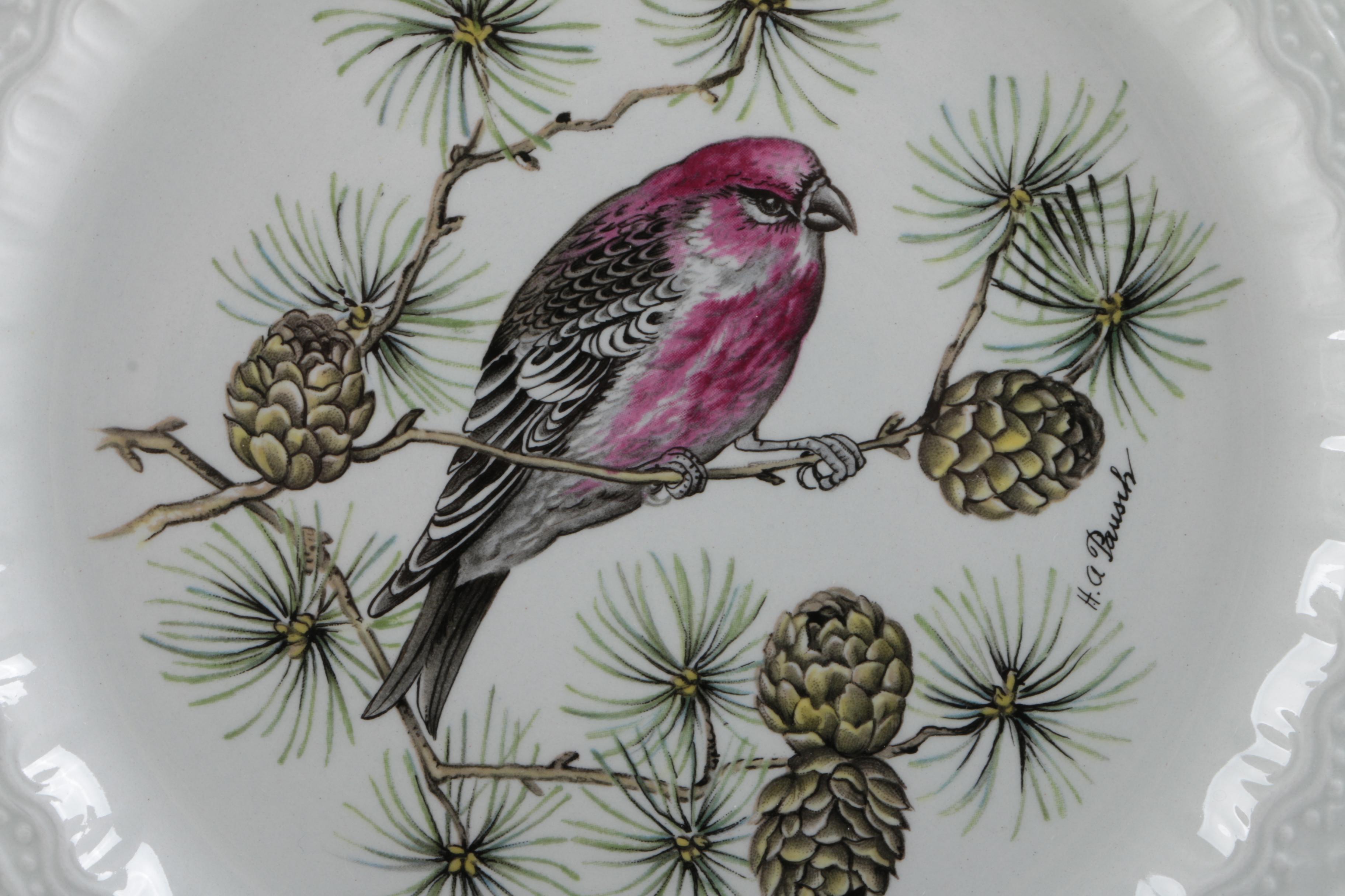 Henry A. Pausch for Royal Cauldon Ironstone Plates