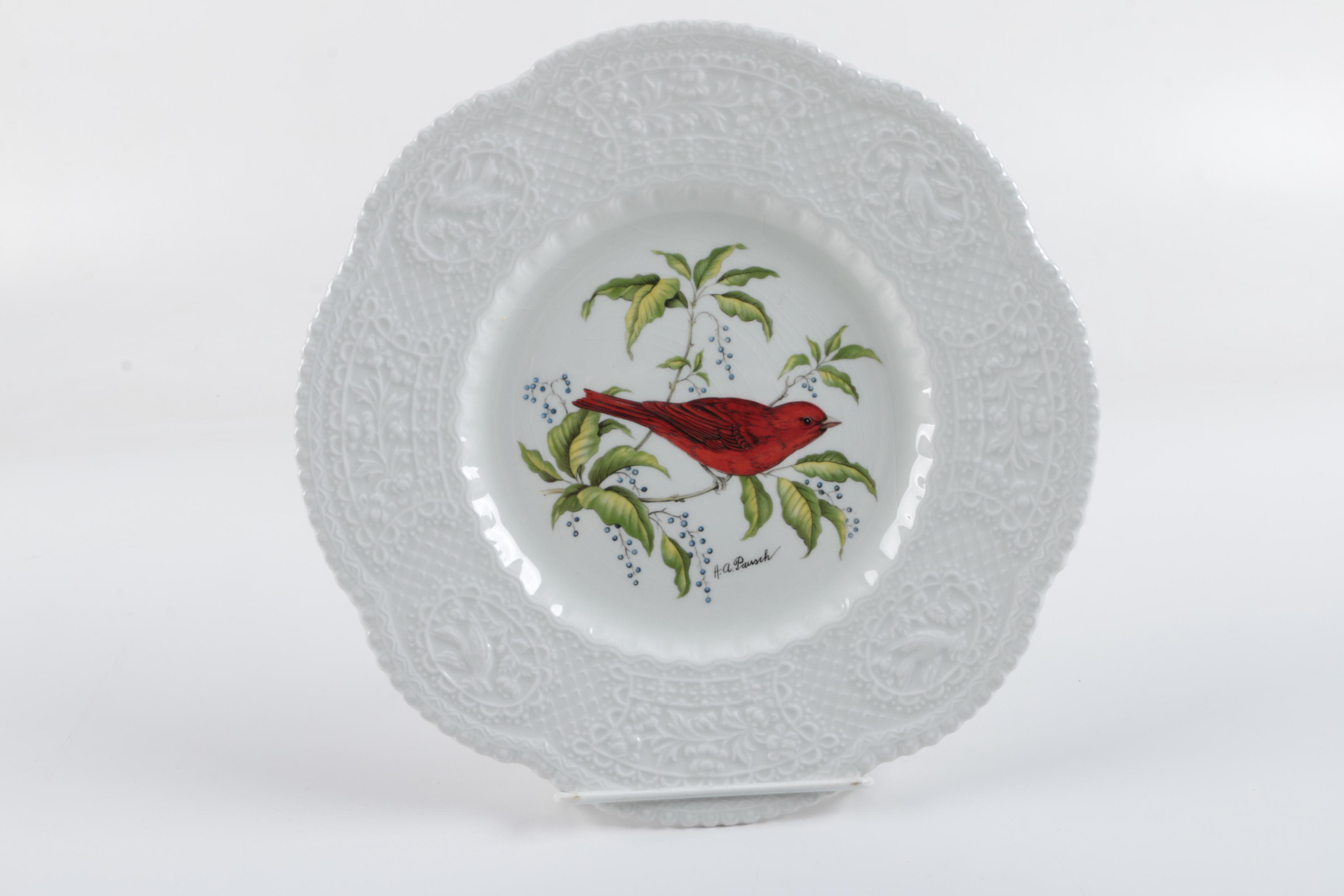 Henry A. Pausch for Royal Cauldon Ironstone Plates