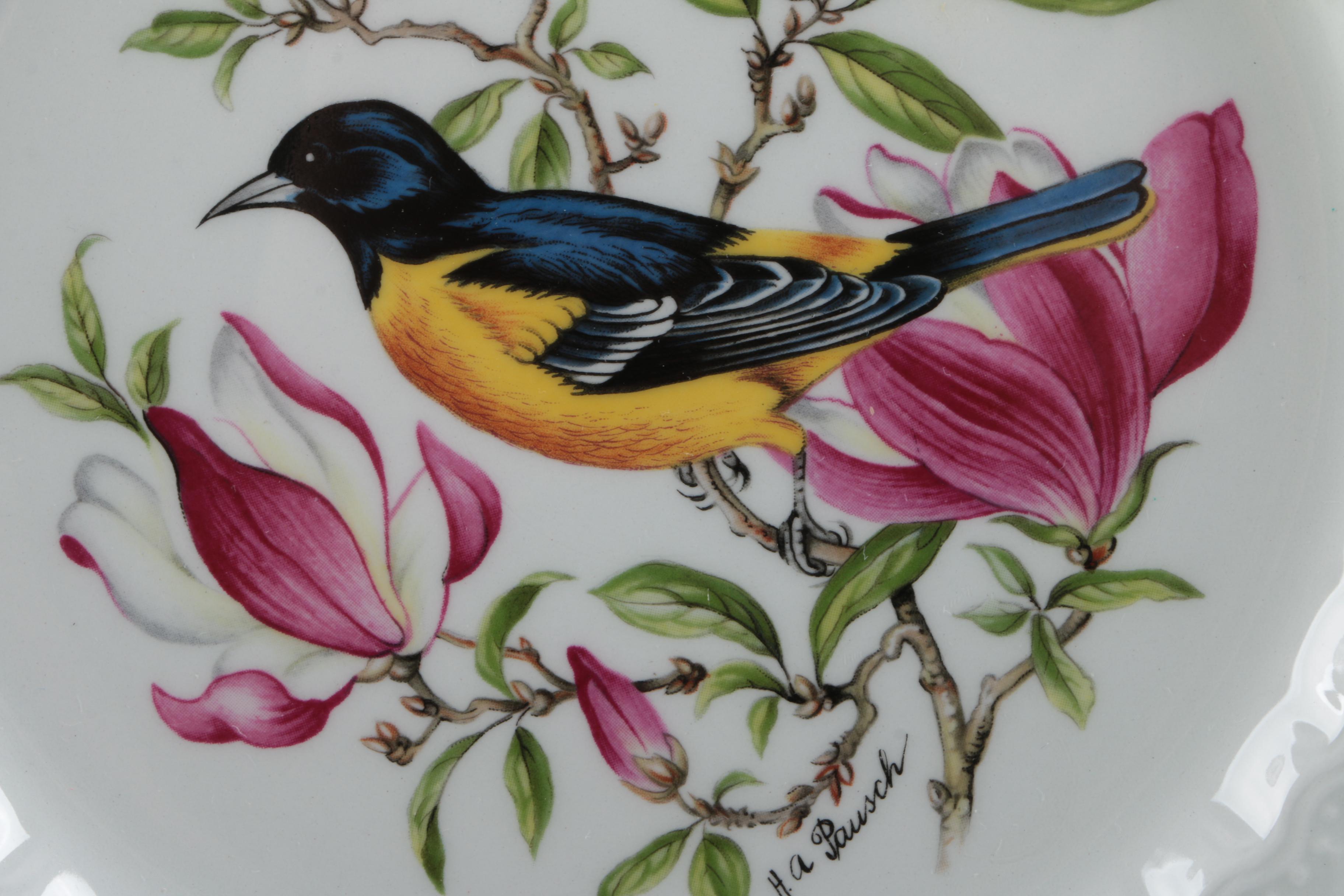 Henry A. Pausch for Royal Cauldon Ironstone Plates