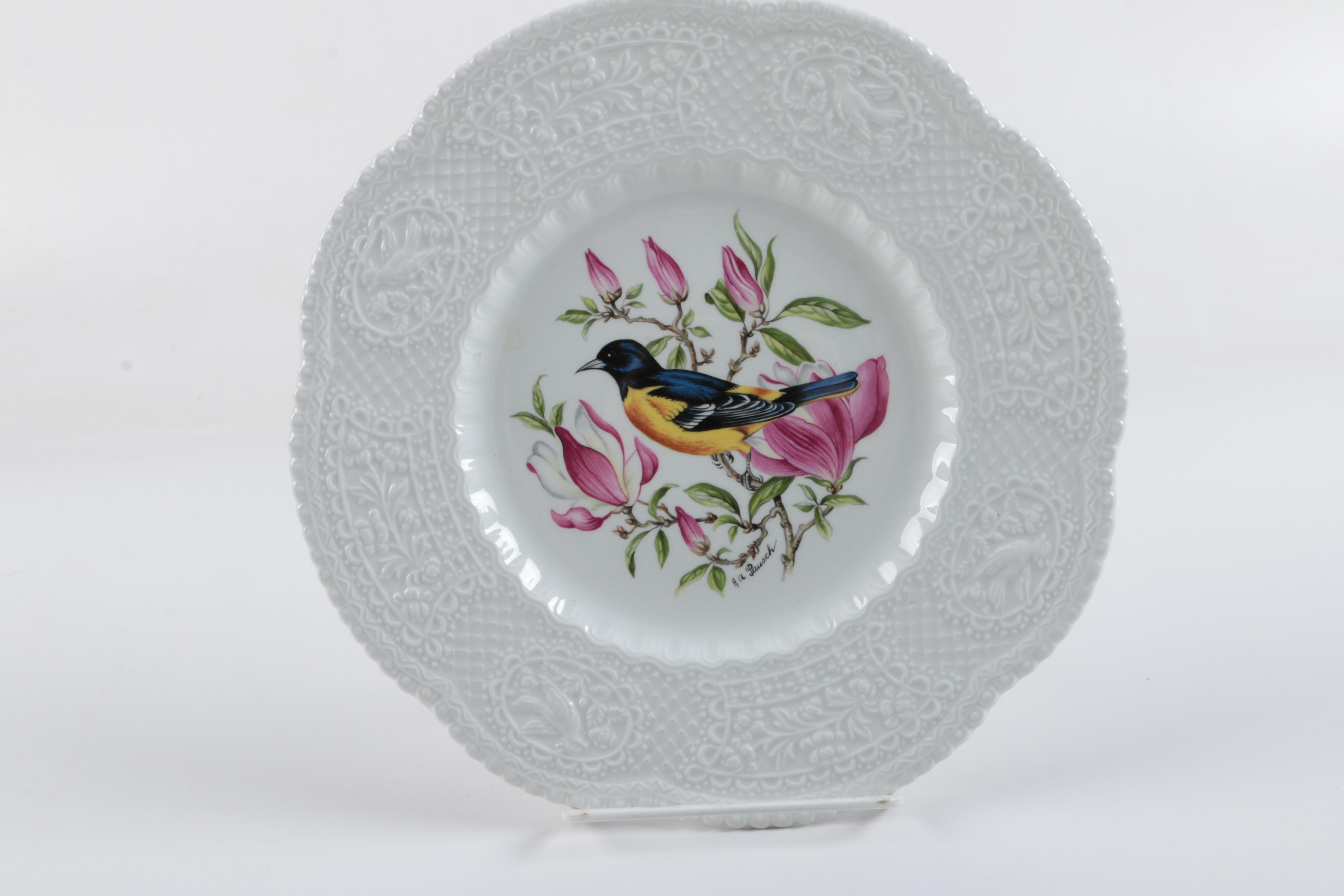 Henry A. Pausch for Royal Cauldon Ironstone Plates