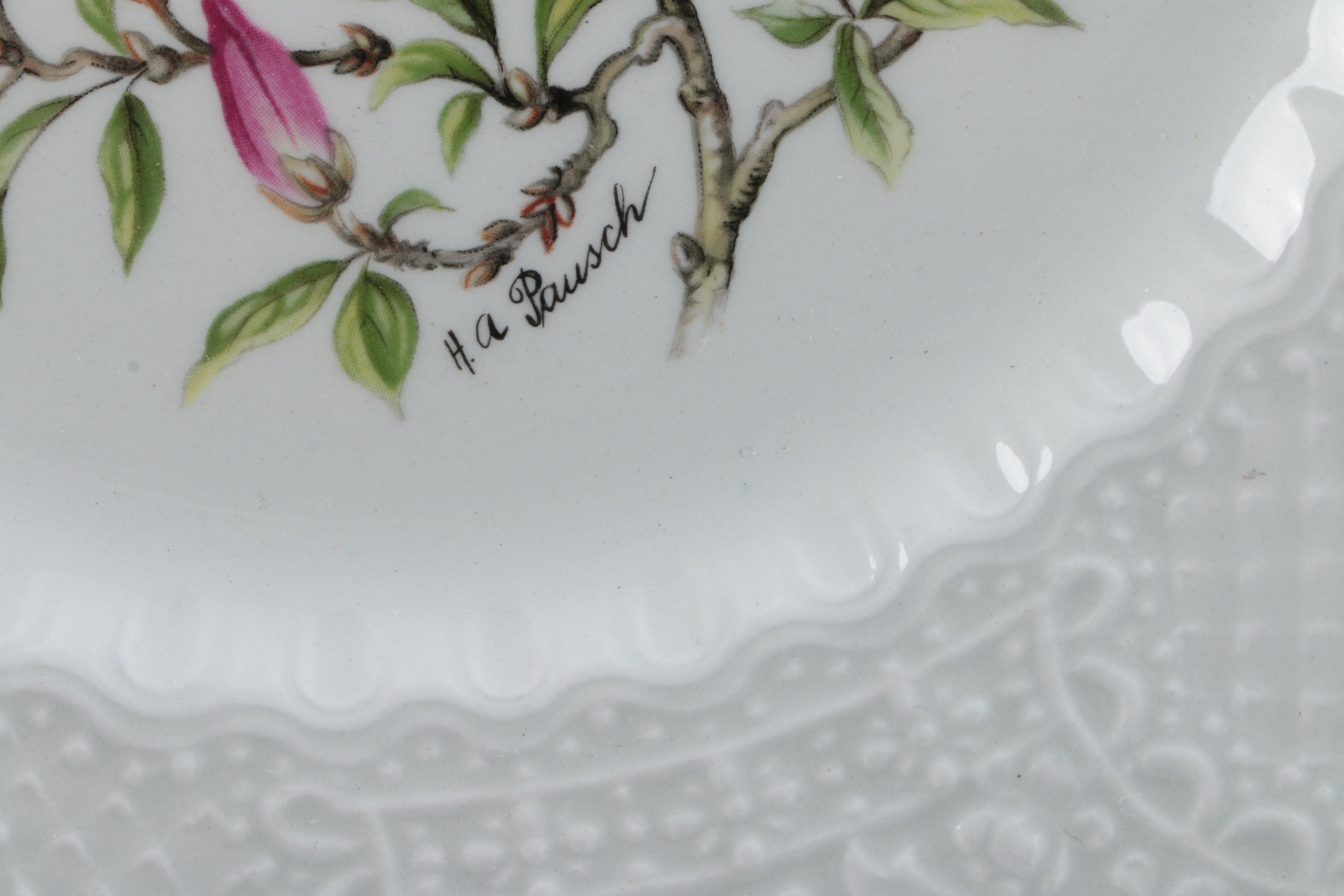 Henry A. Pausch for Royal Cauldon Ironstone Plates
