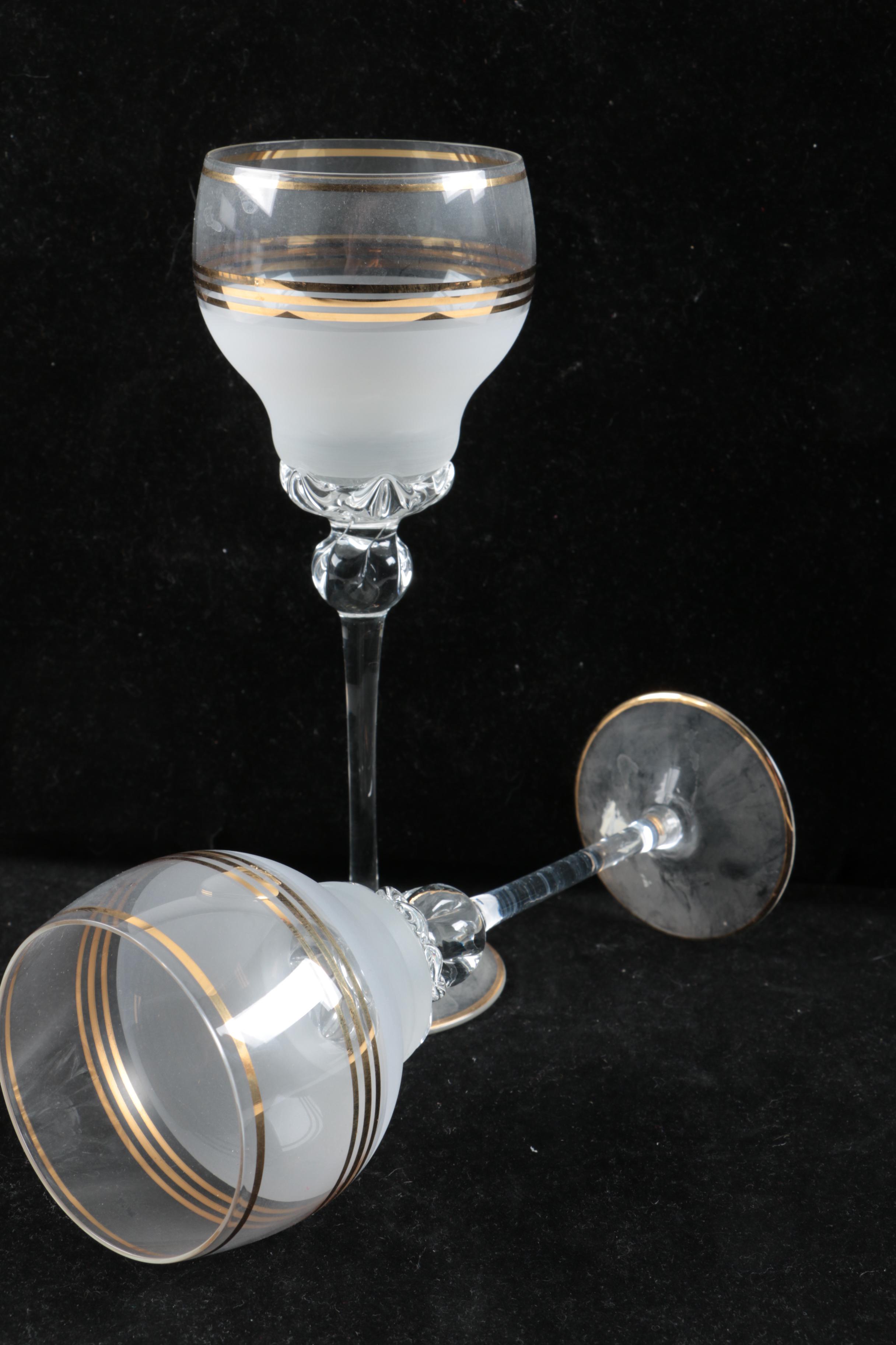 Bohemian Crystal Stemware