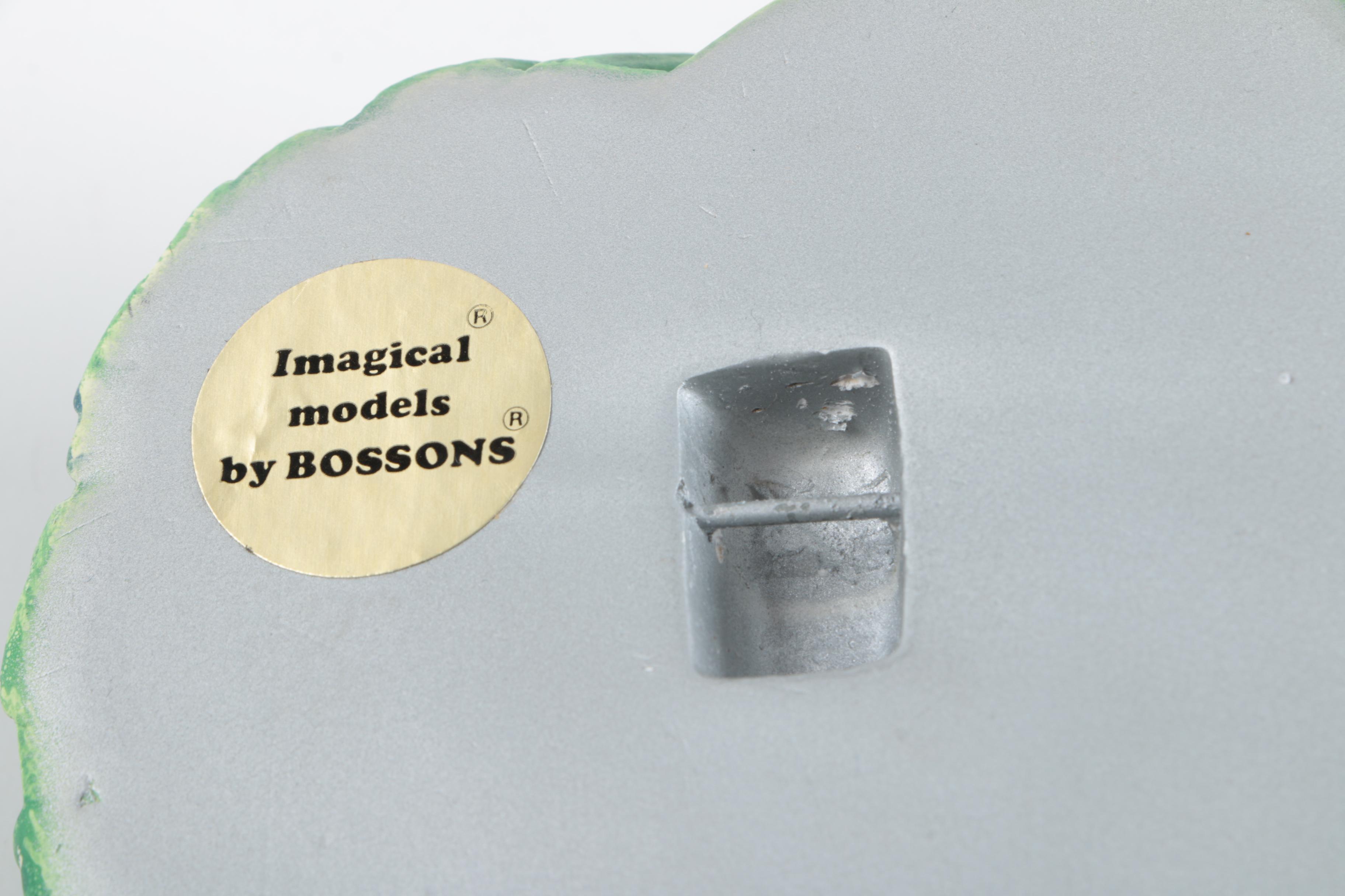 Bossons Chalkware Bust and A Ceramic Ginger Jar