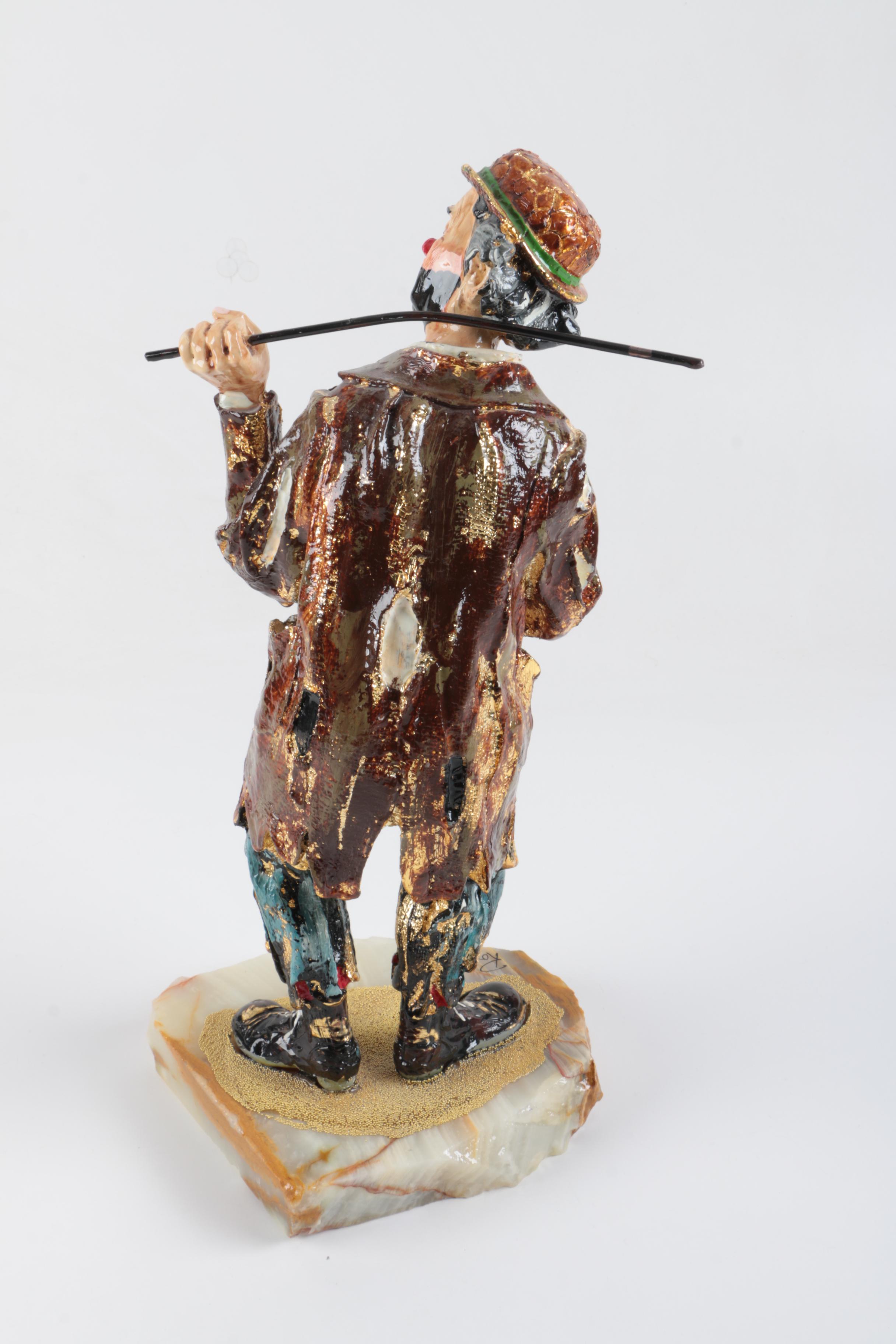 Emmett Kelly Clown Figurine by Ron Lee