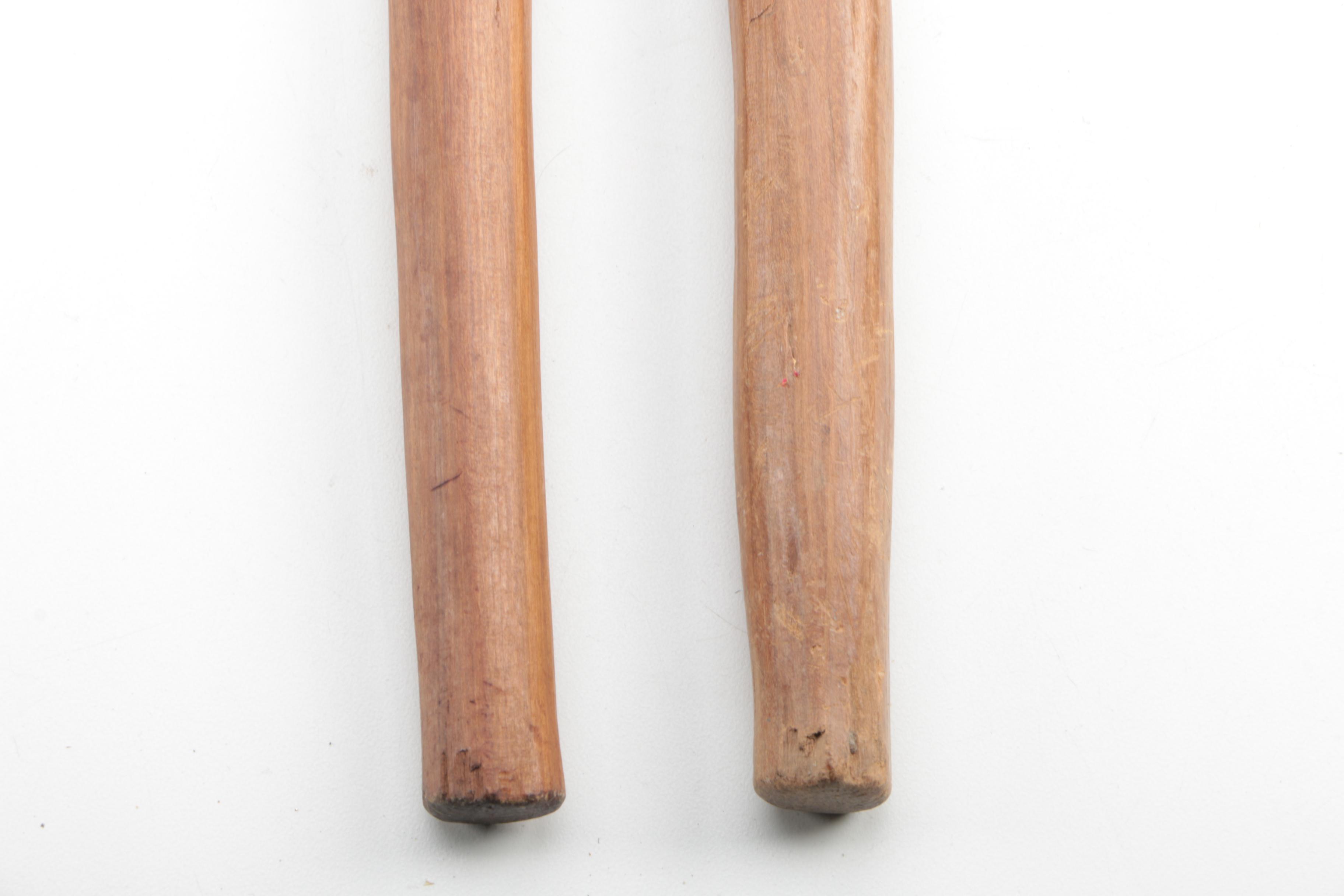 Pair of Hand Carved Walking sticks