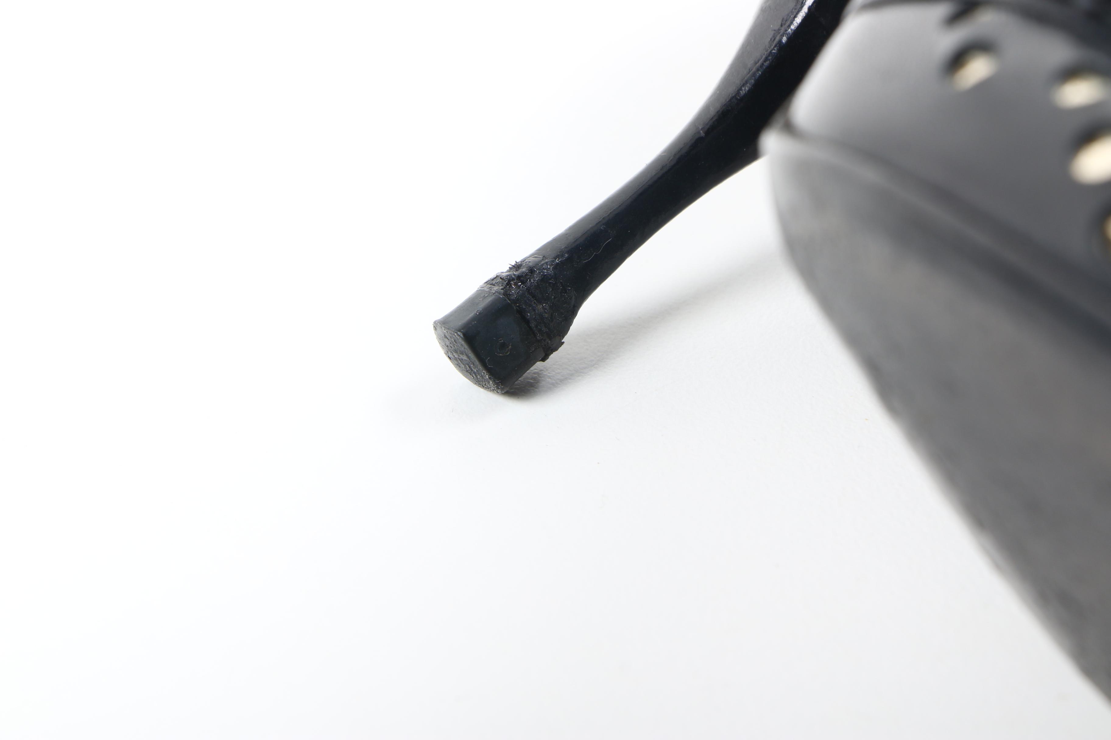 Prada Black Leather Heels