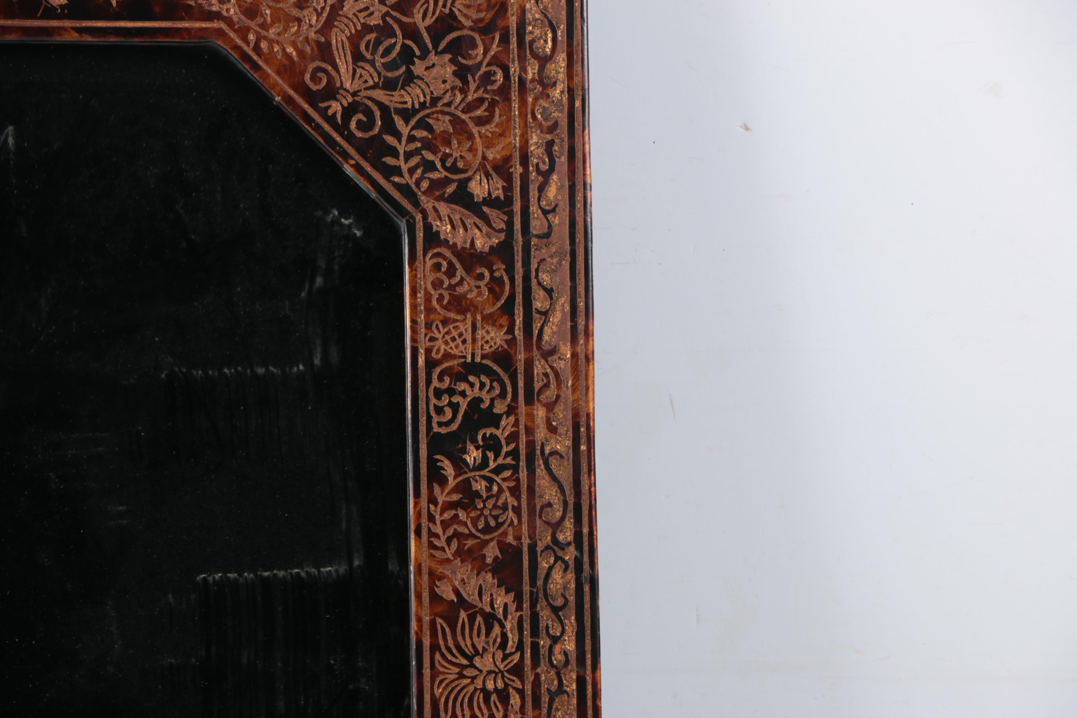 Biedermeier Style Wood Framed Wall Mirror