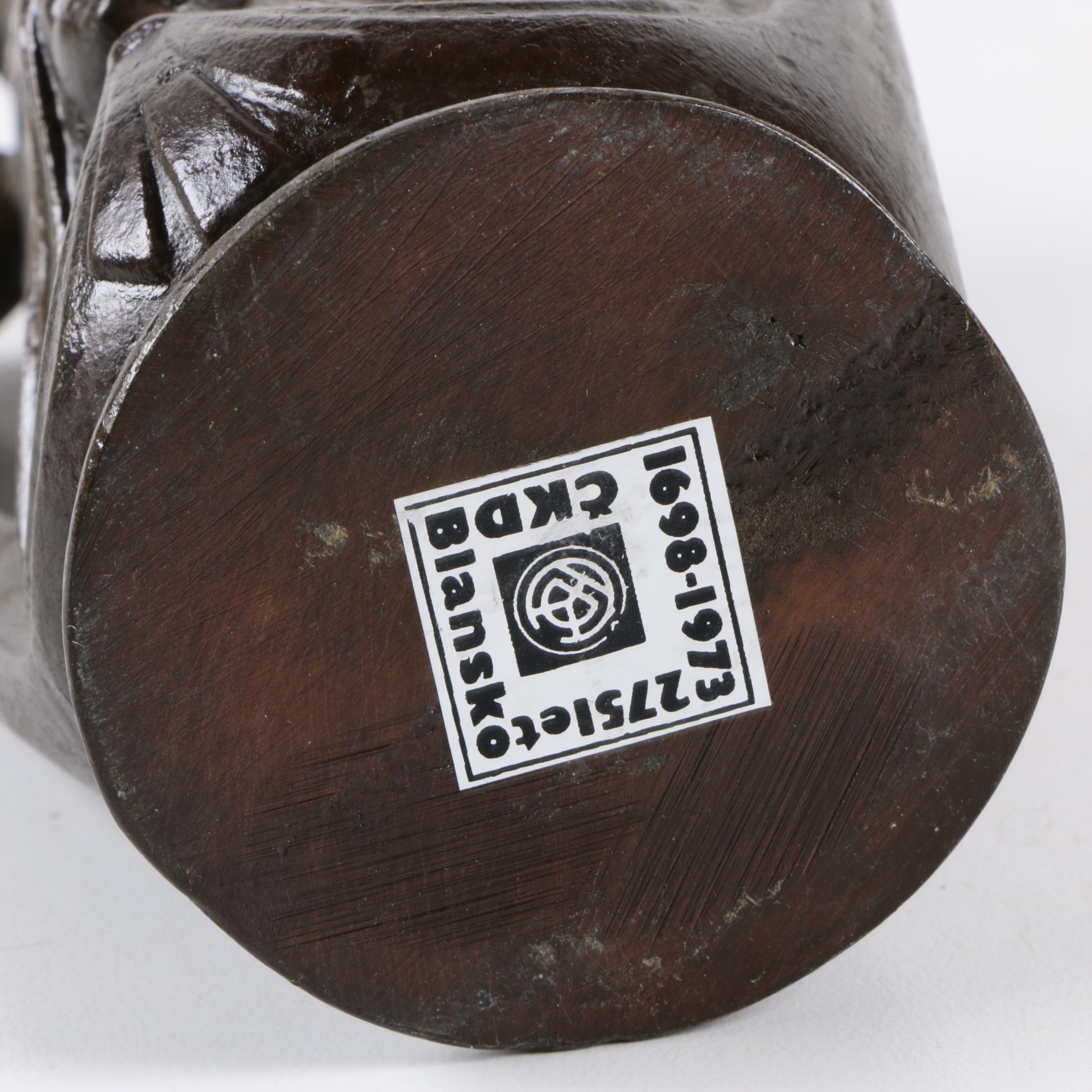 Art Nouveau Style Bronze Vase