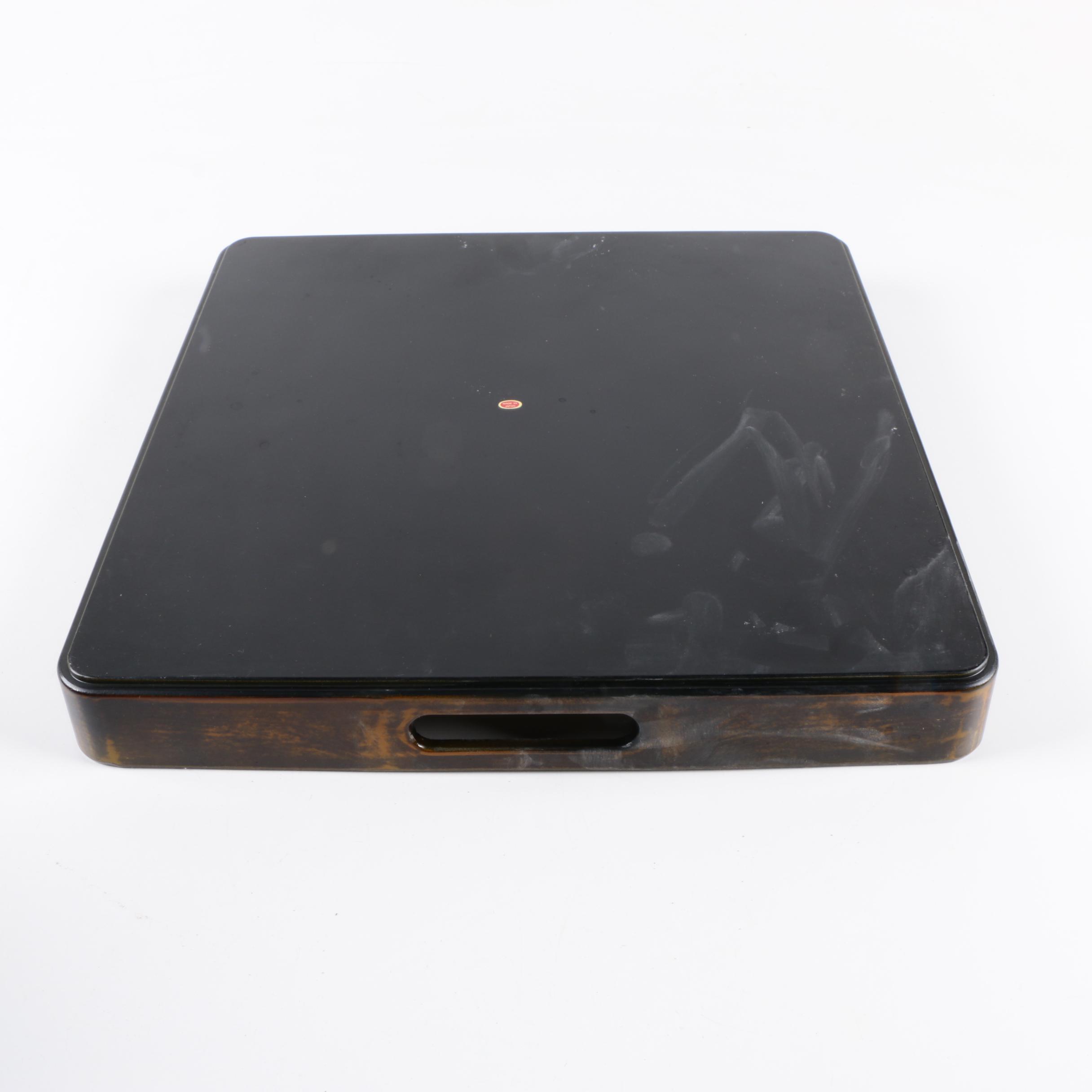 Japanese Lacquered Wood Tray