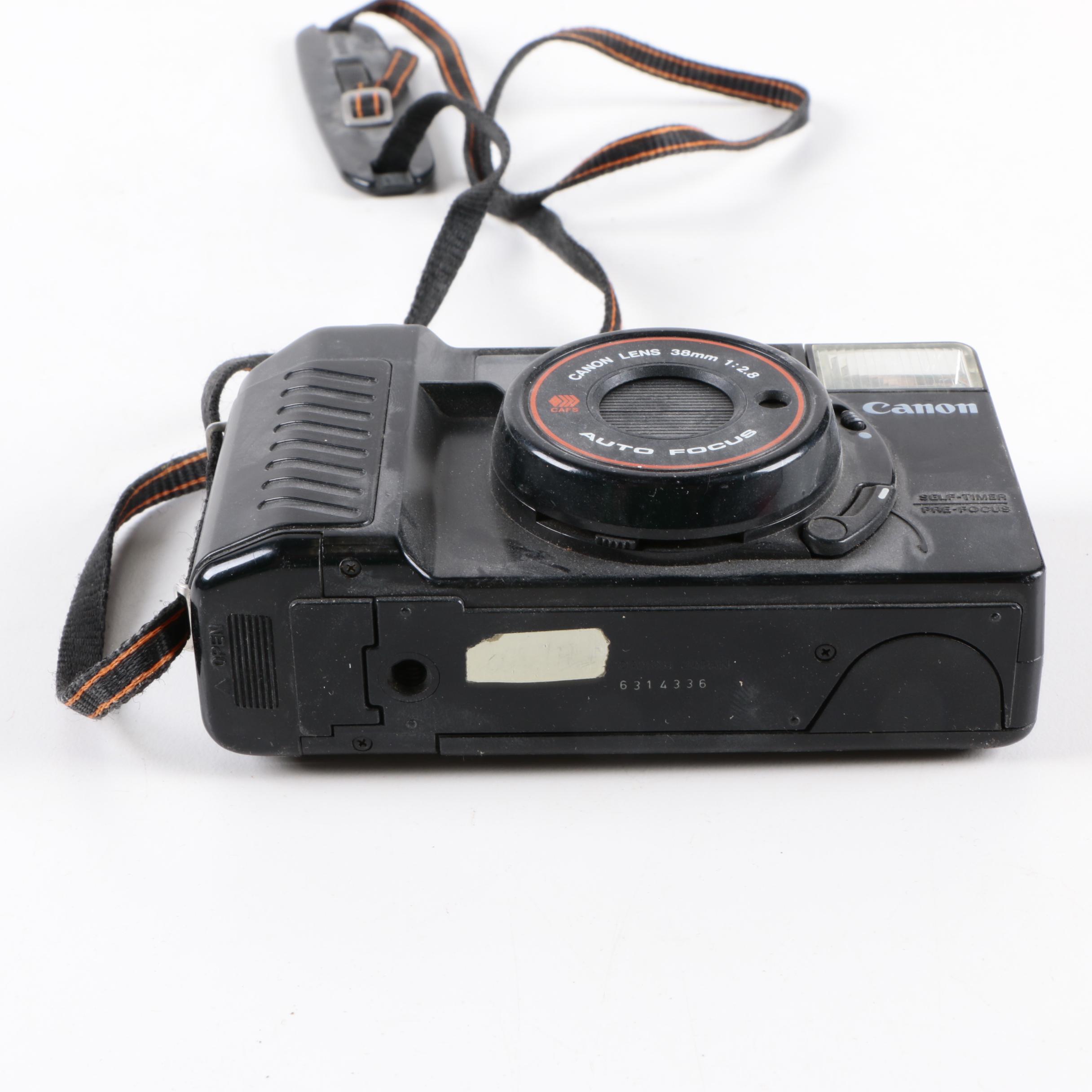 Canon AF35M II and A35 Datelux Film Cameras