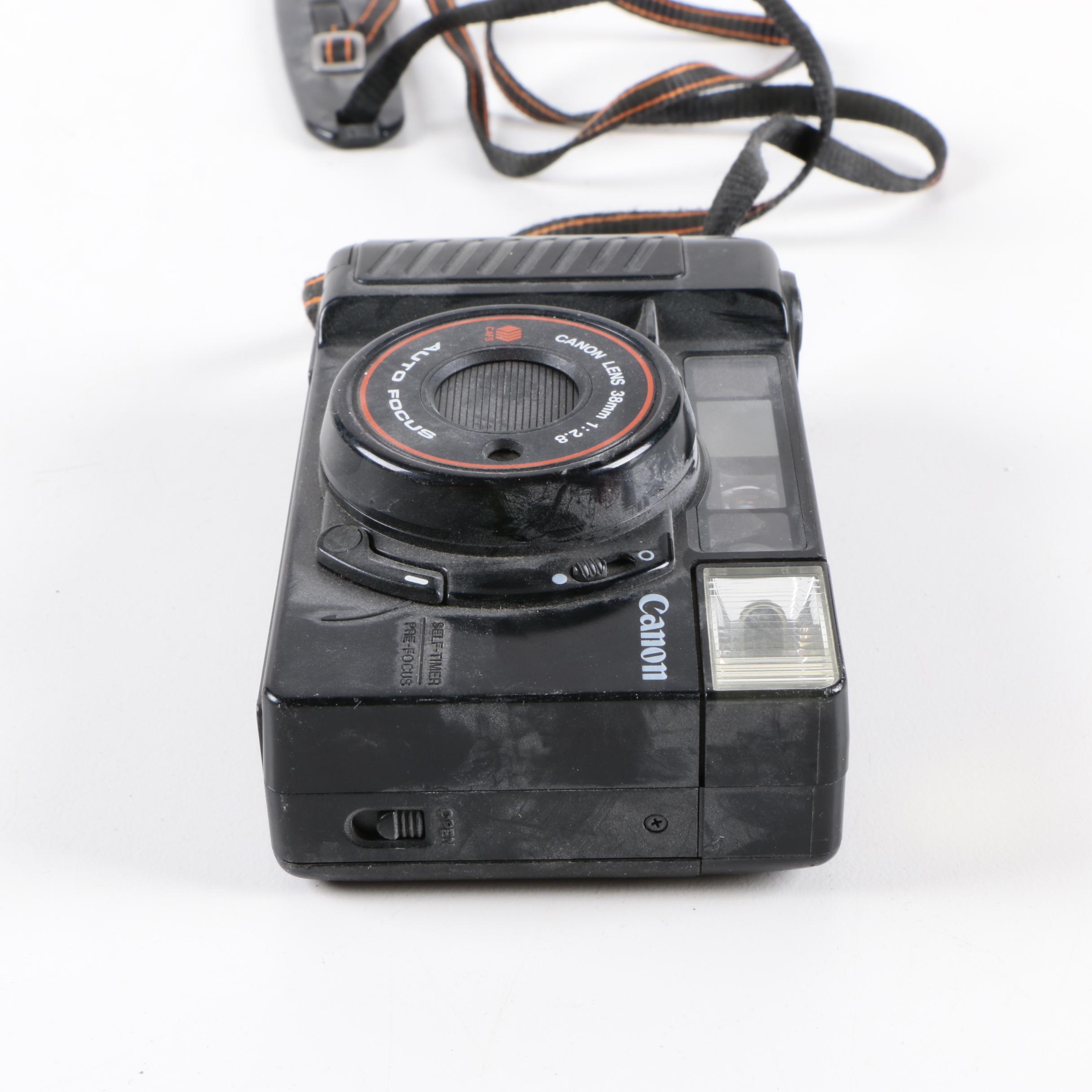 Canon AF35M II and A35 Datelux Film Cameras