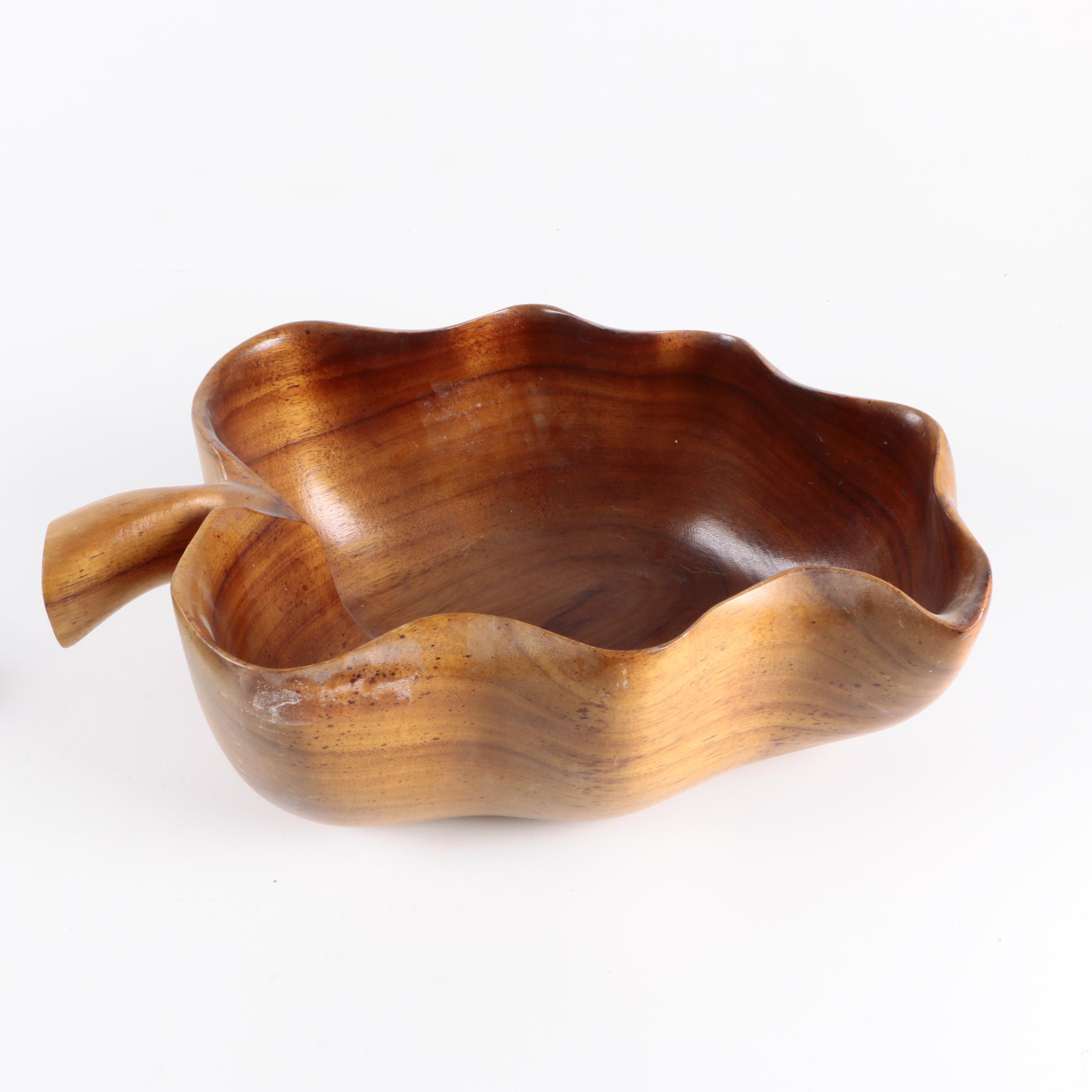 Vintage Hawaiian Wooden Bowls