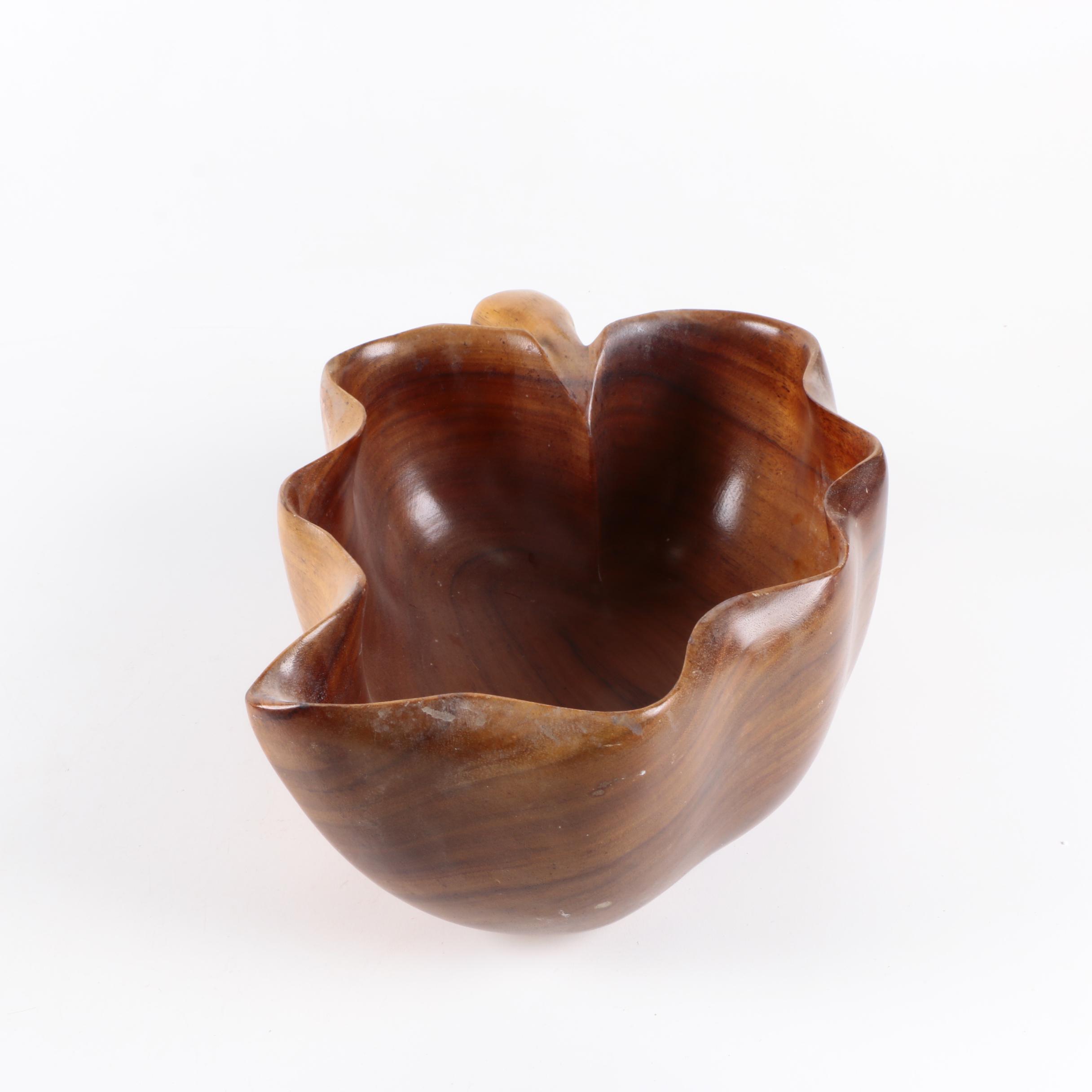 Vintage Hawaiian Wooden Bowls