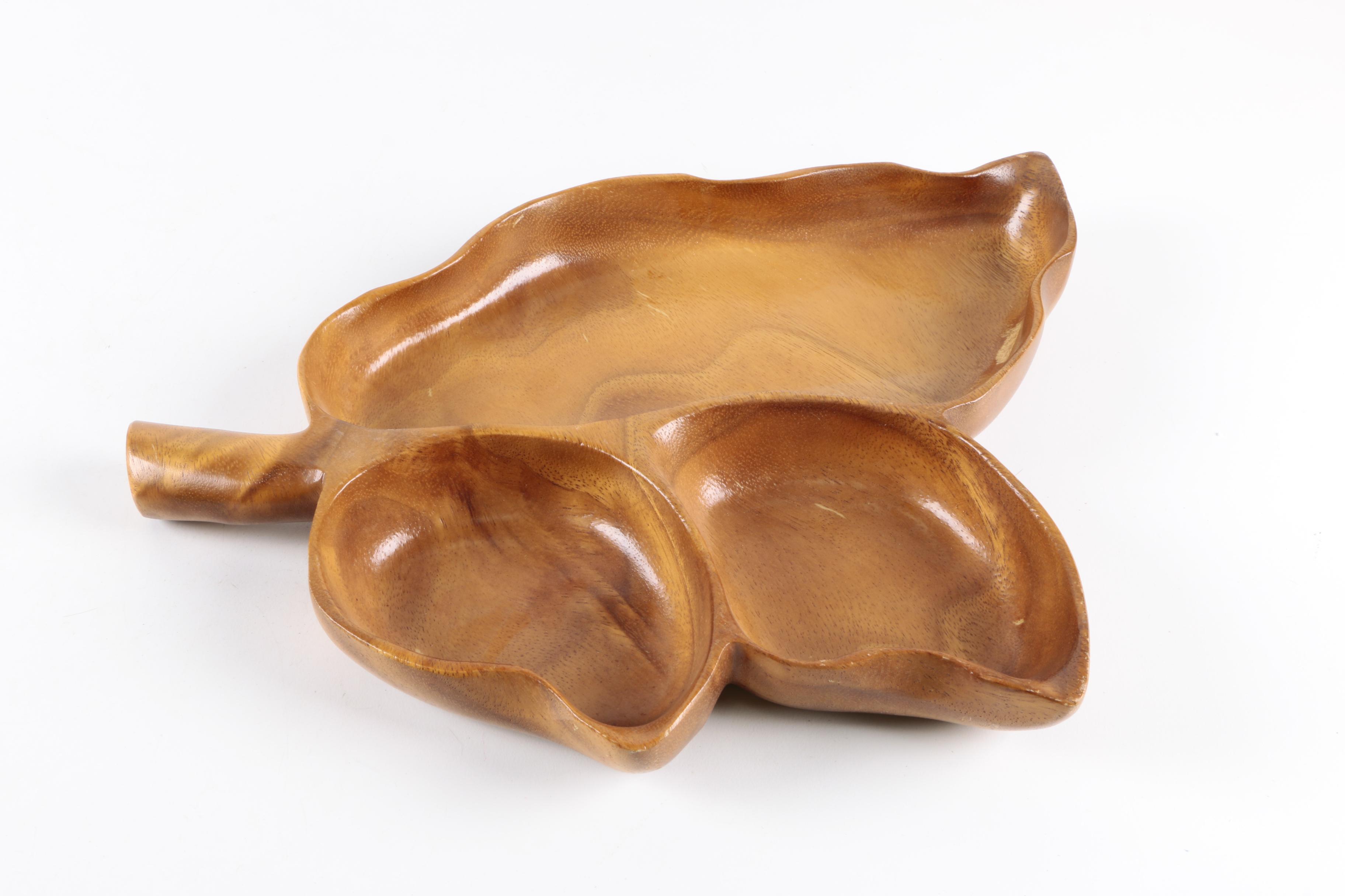 Vintage Hawaiian Wooden Bowls