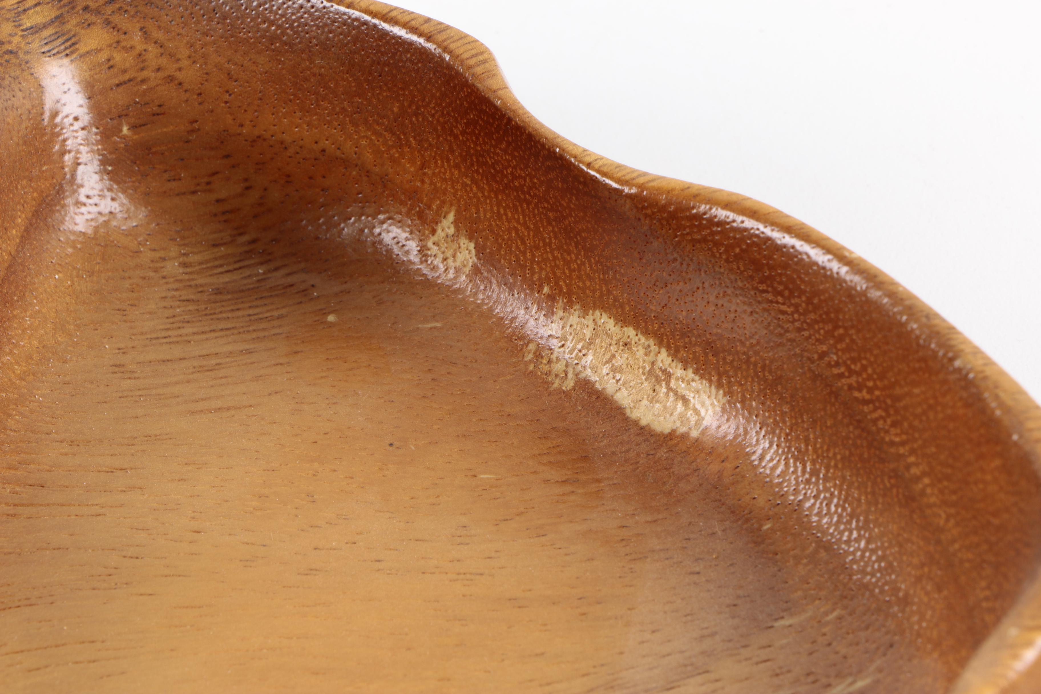 Vintage Hawaiian Wooden Bowls