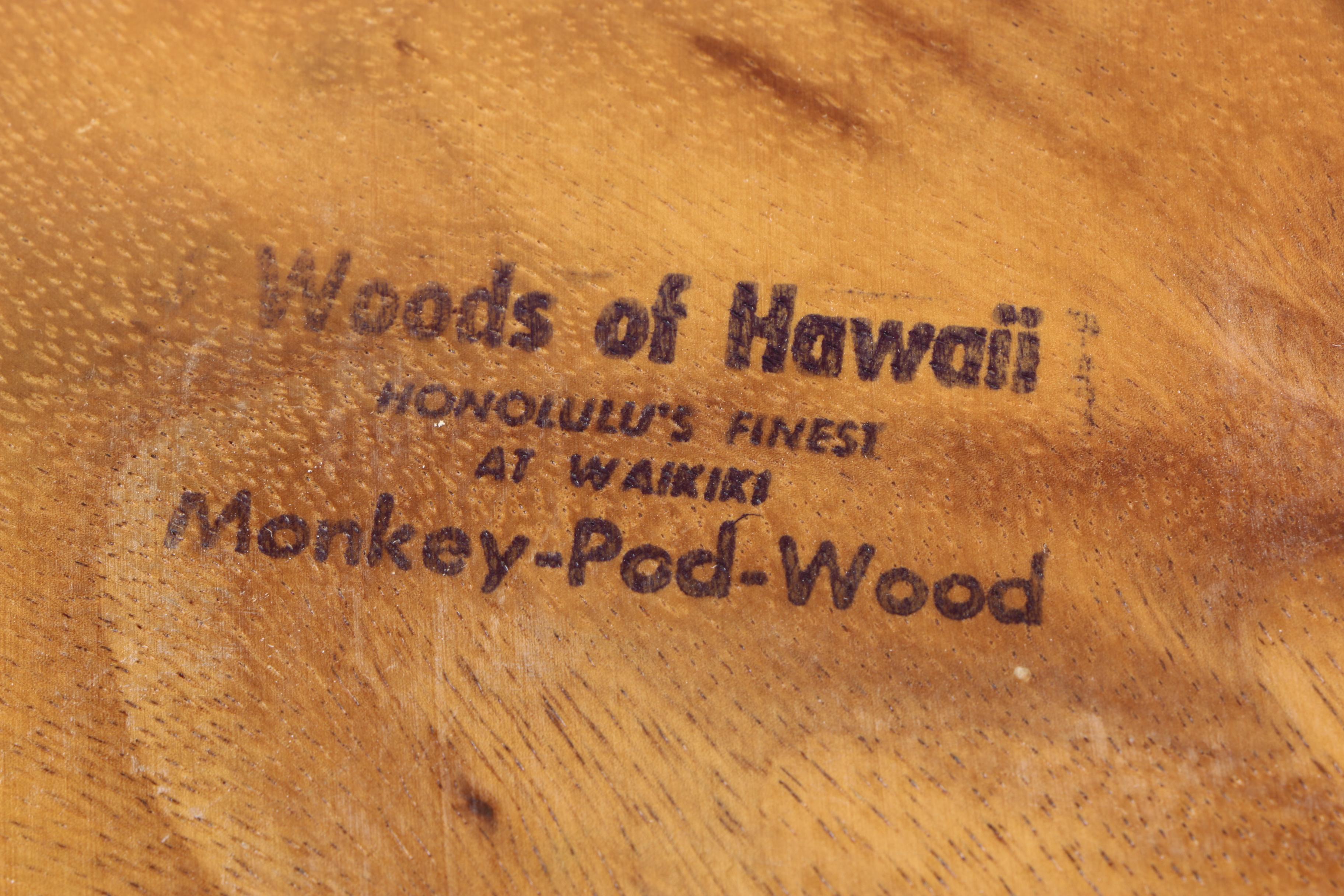 Vintage Hawaiian Wooden Bowls