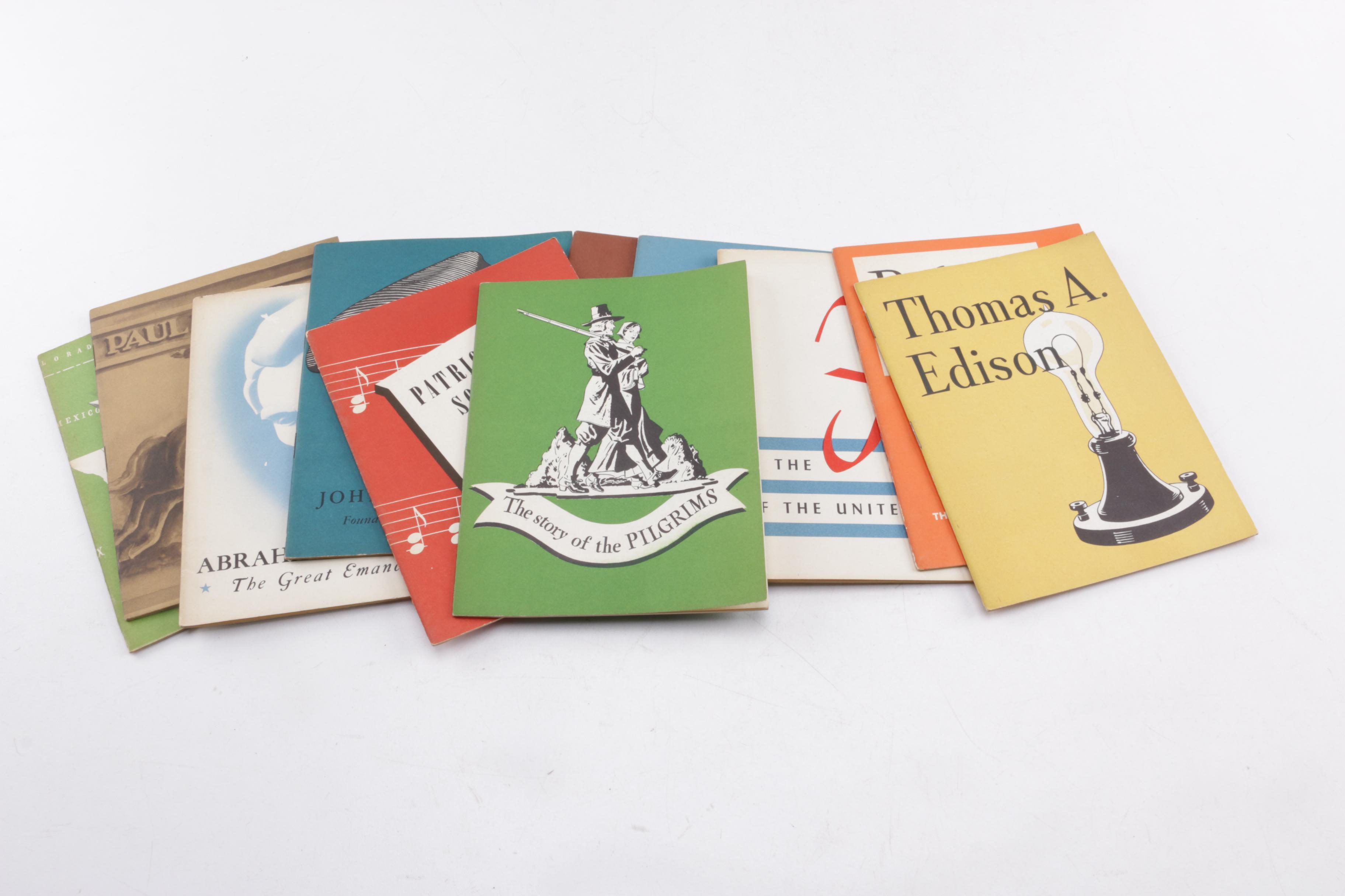 1980s "The Hardy Boys" Books and American History Books