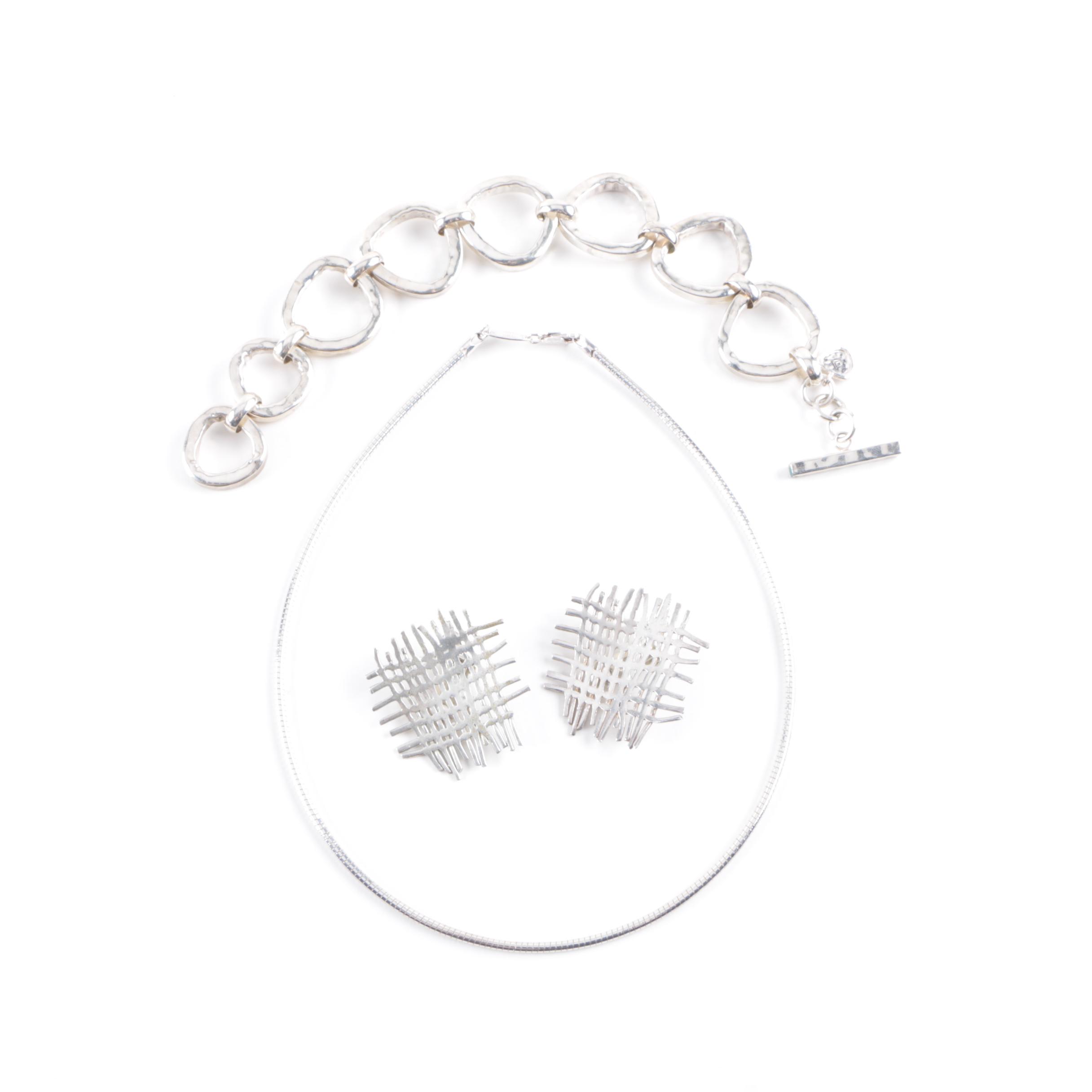 Hans Appenzeller Sterling Silver Earrings with Silpada and Paolo Romeo Jewelry