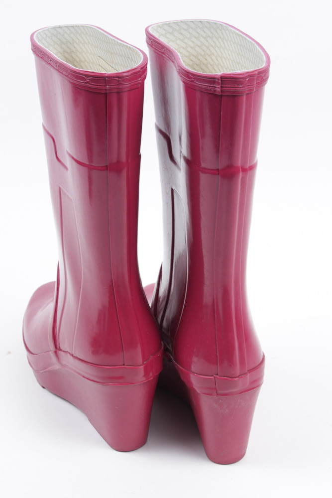 Hunter Kellan Raspberry Pink Rain Boots with Liners