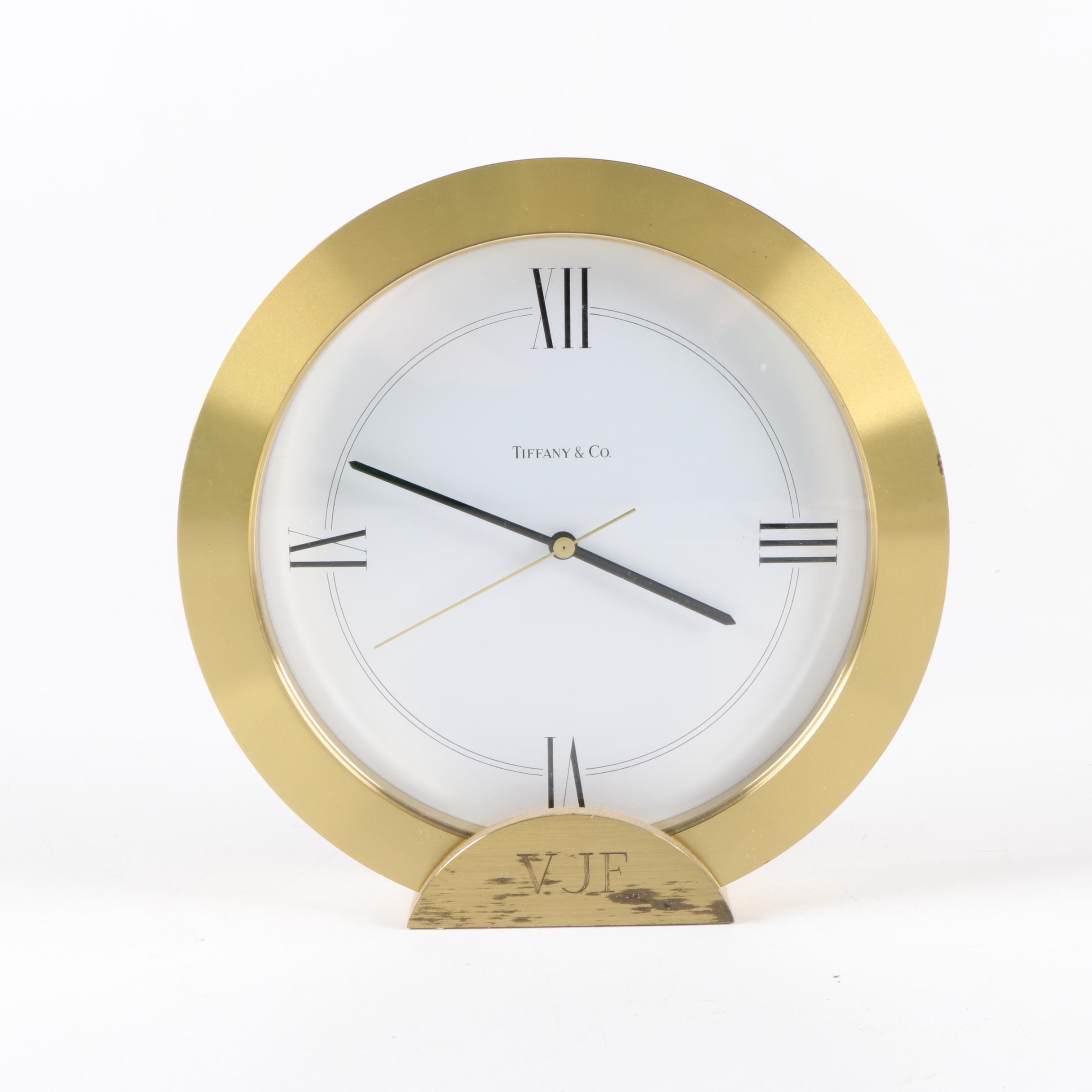 Art Deco Style Tiffany & Co. Desk Clock