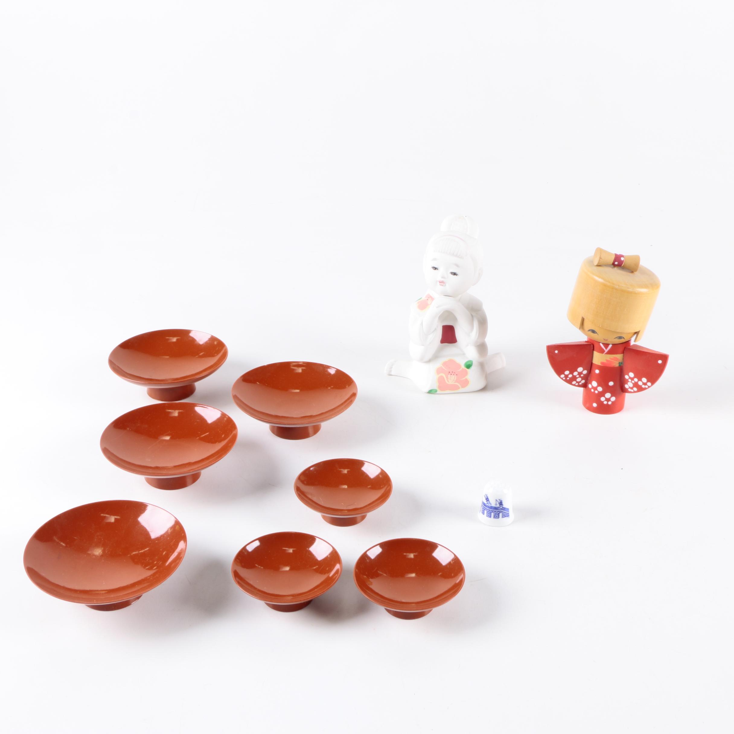 Japan Air Lines Bowls and Other Collectibles including Coalport