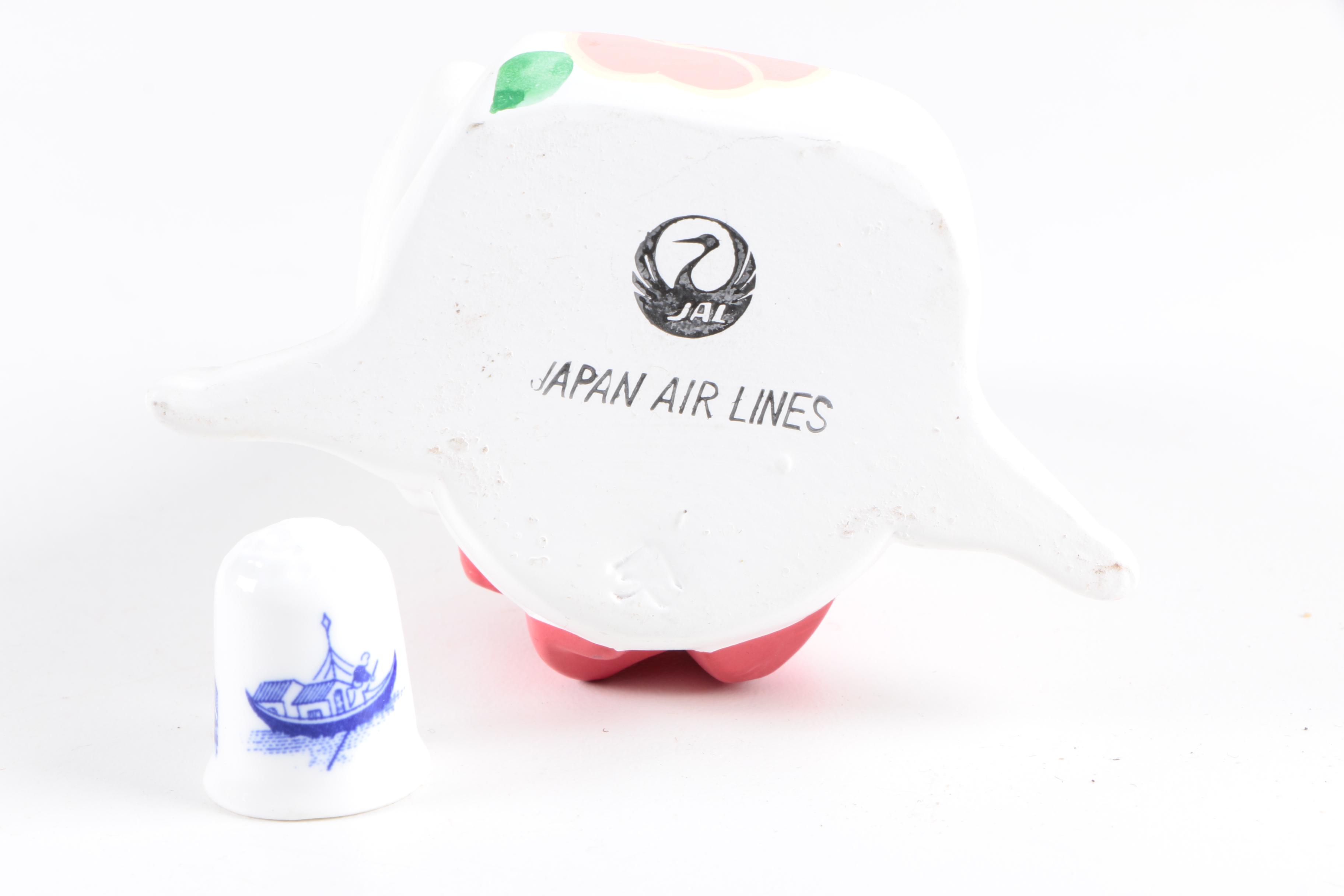 Japan Air Lines Bowls and Other Collectibles including Coalport