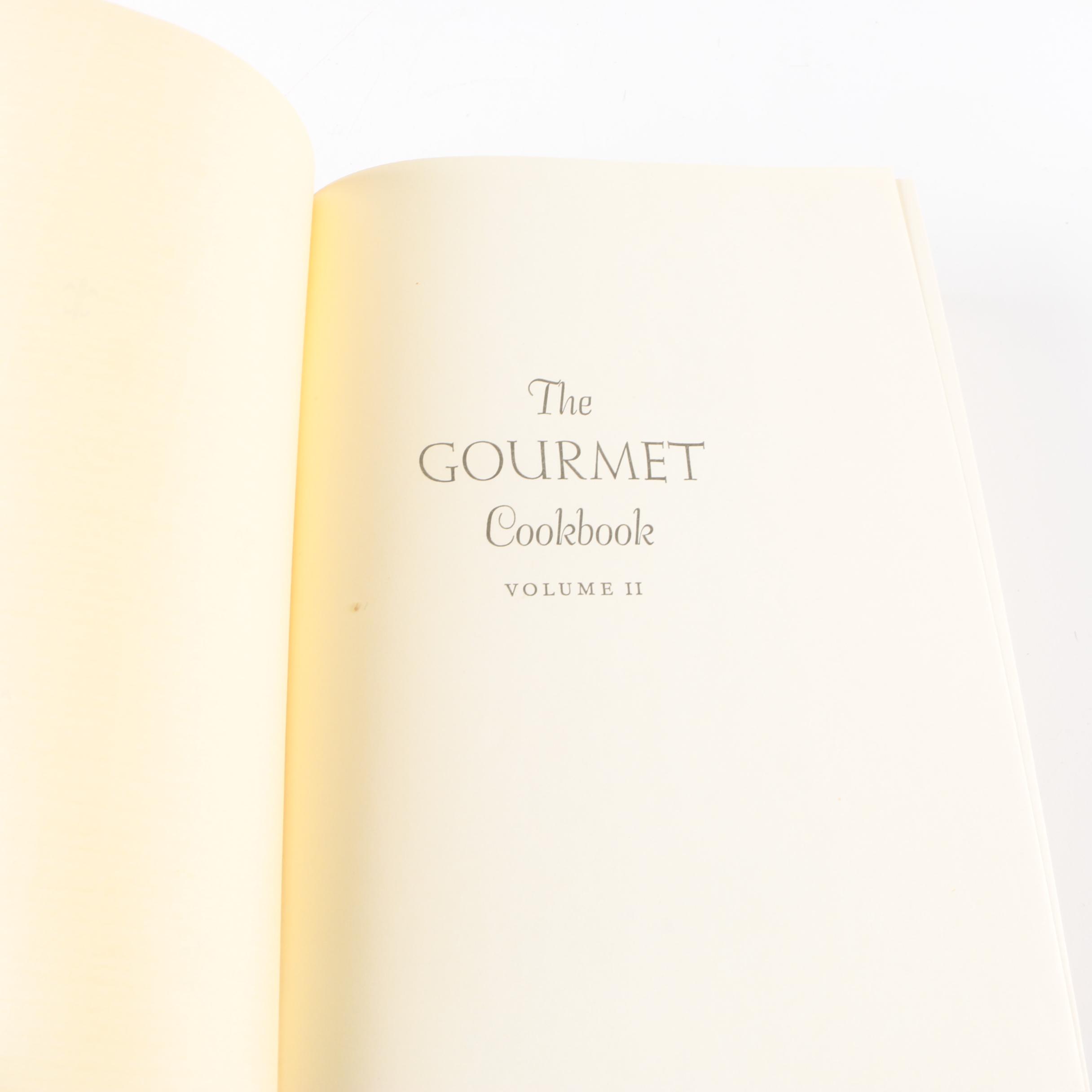 1963 "The Gourmet Cookbook" Two-Volume Set