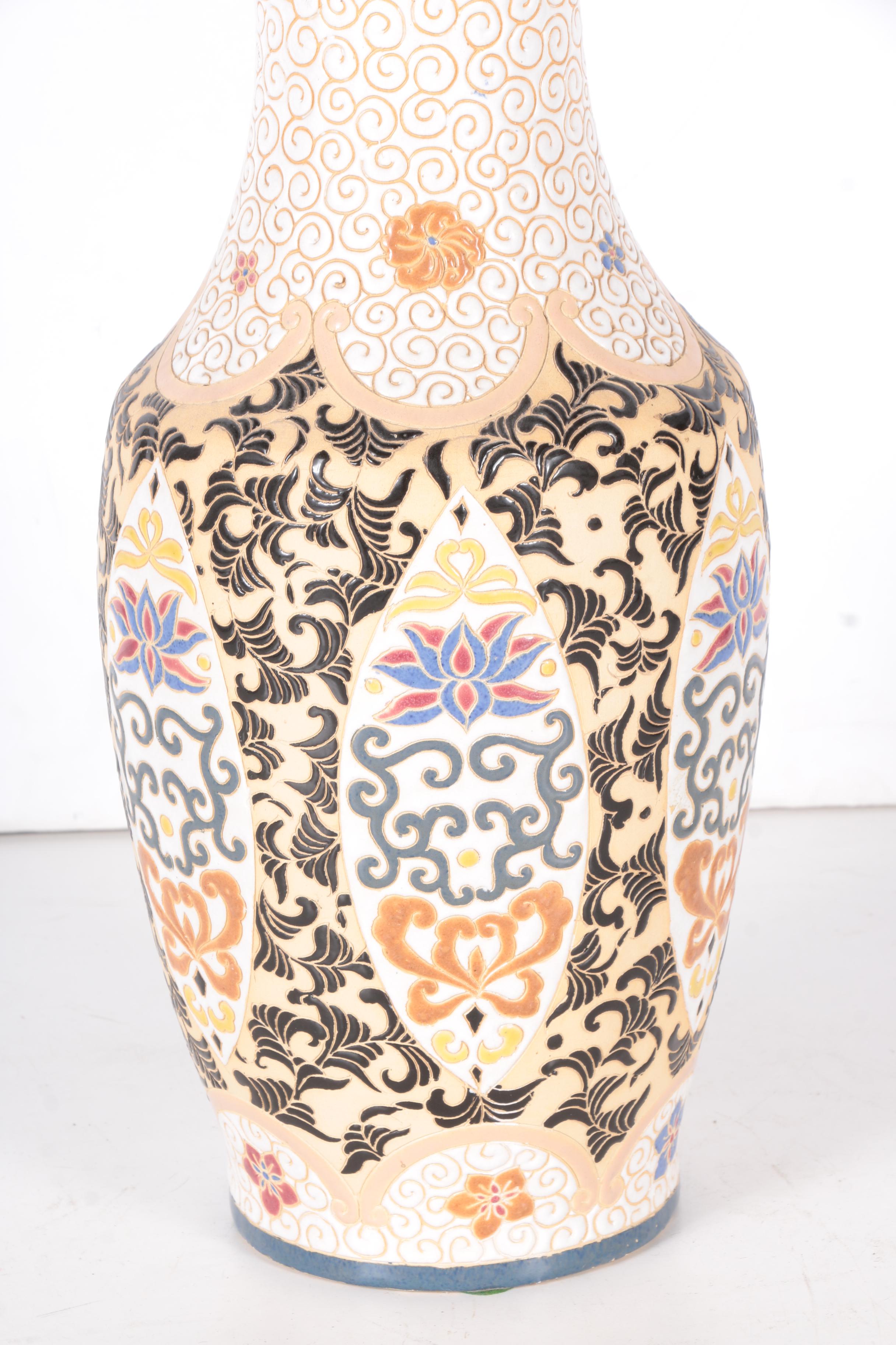 Chinoiserie Baluster Vase