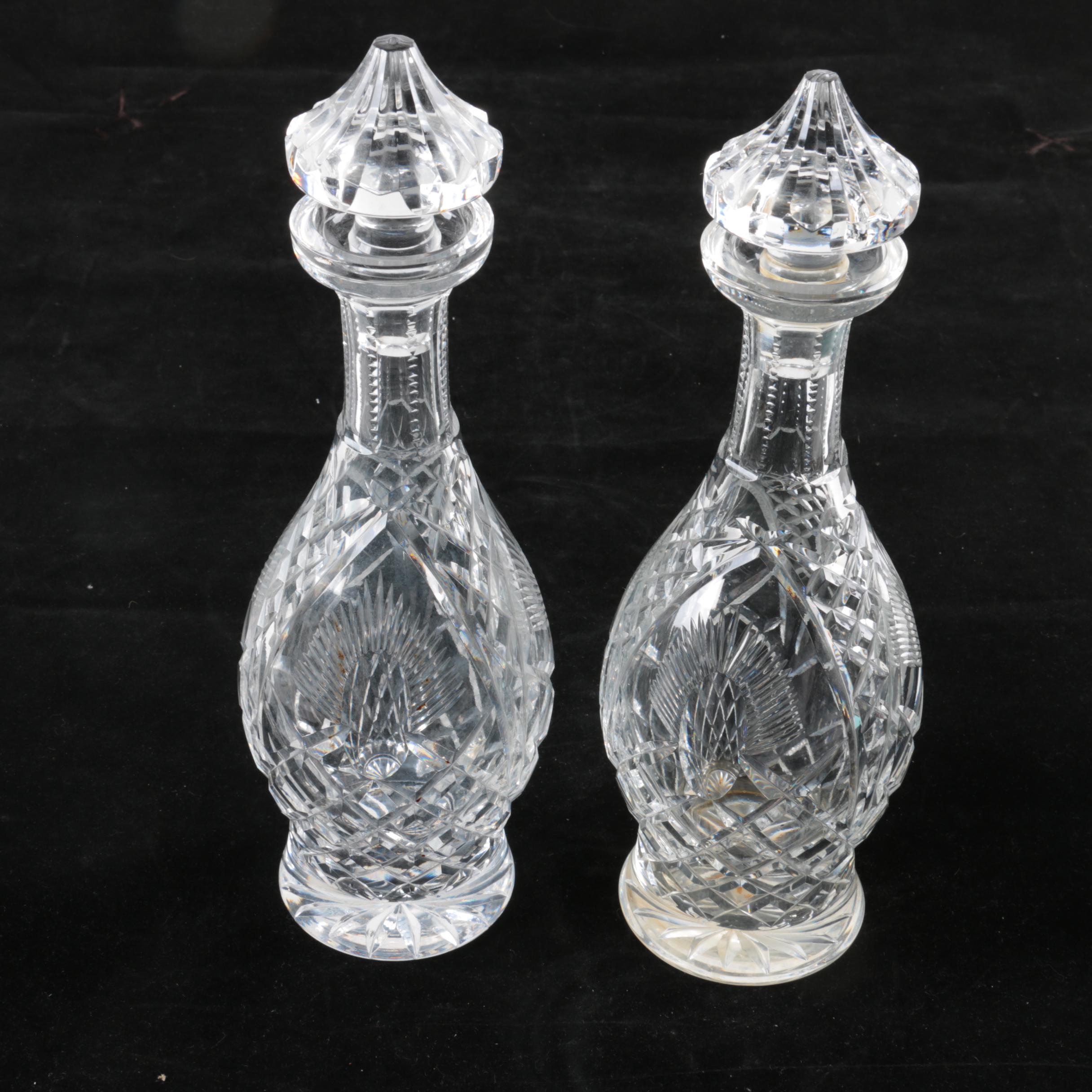 Waterford Crystal "Shannon Jubilee" Wine Decanters and "Alana" Tumblers