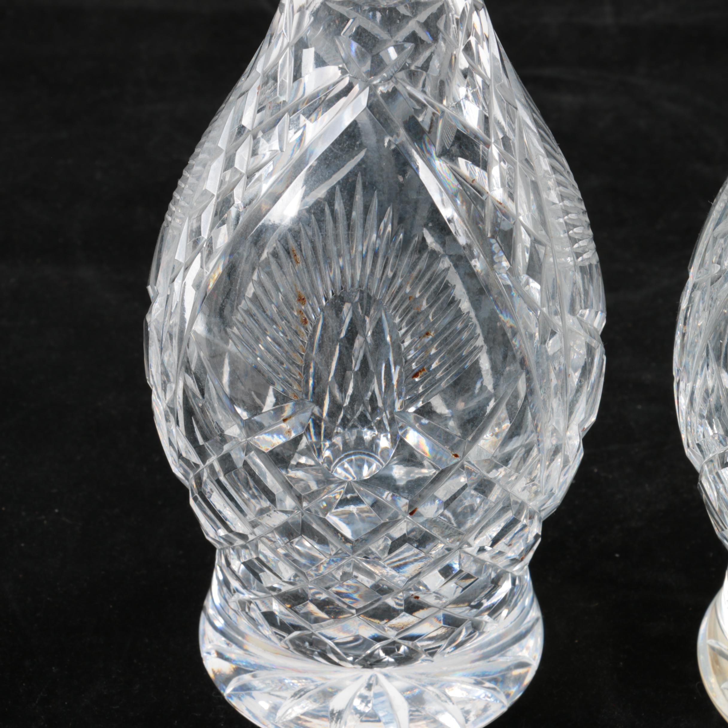 Waterford Crystal "Shannon Jubilee" Wine Decanters and "Alana" Tumblers