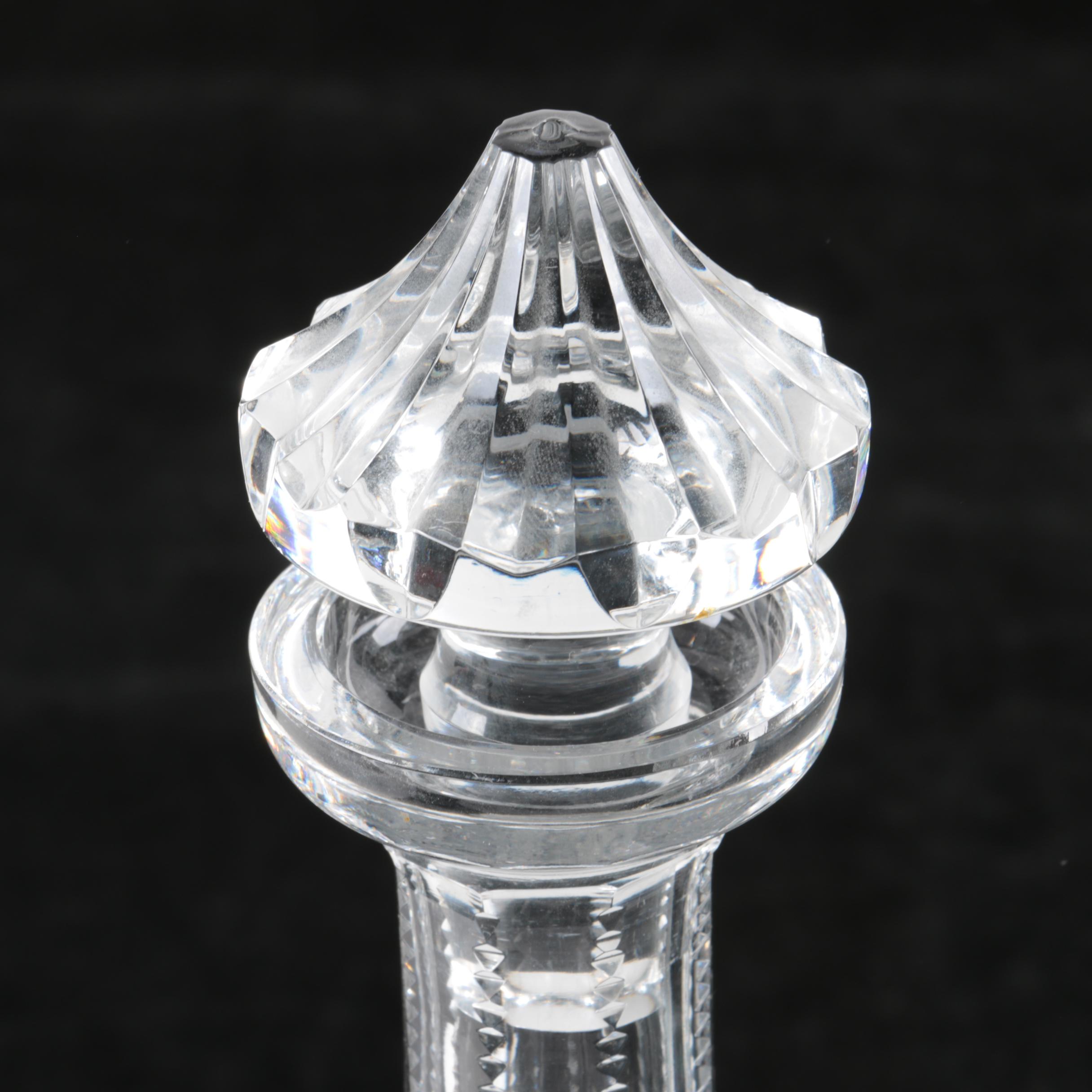 Waterford Crystal "Shannon Jubilee" Wine Decanters and "Alana" Tumblers