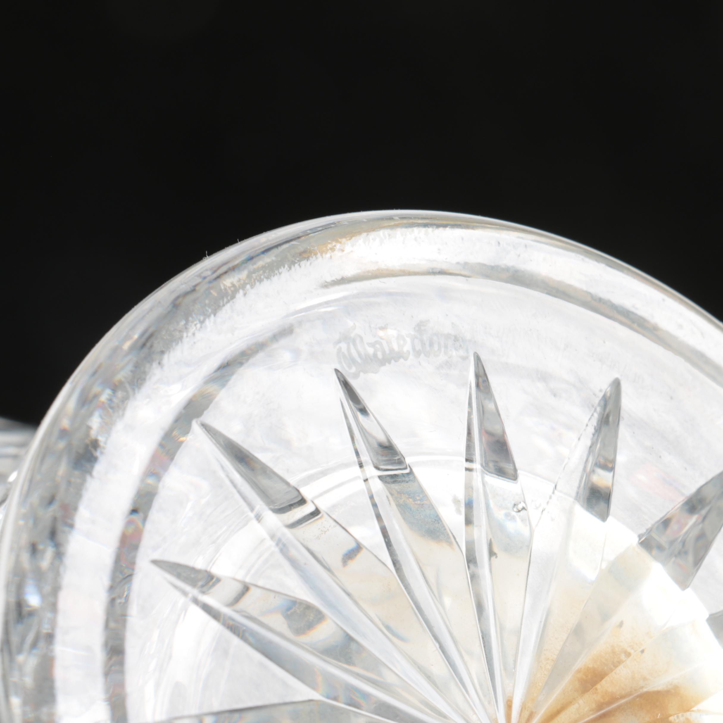 Waterford Crystal "Shannon Jubilee" Wine Decanters and "Alana" Tumblers