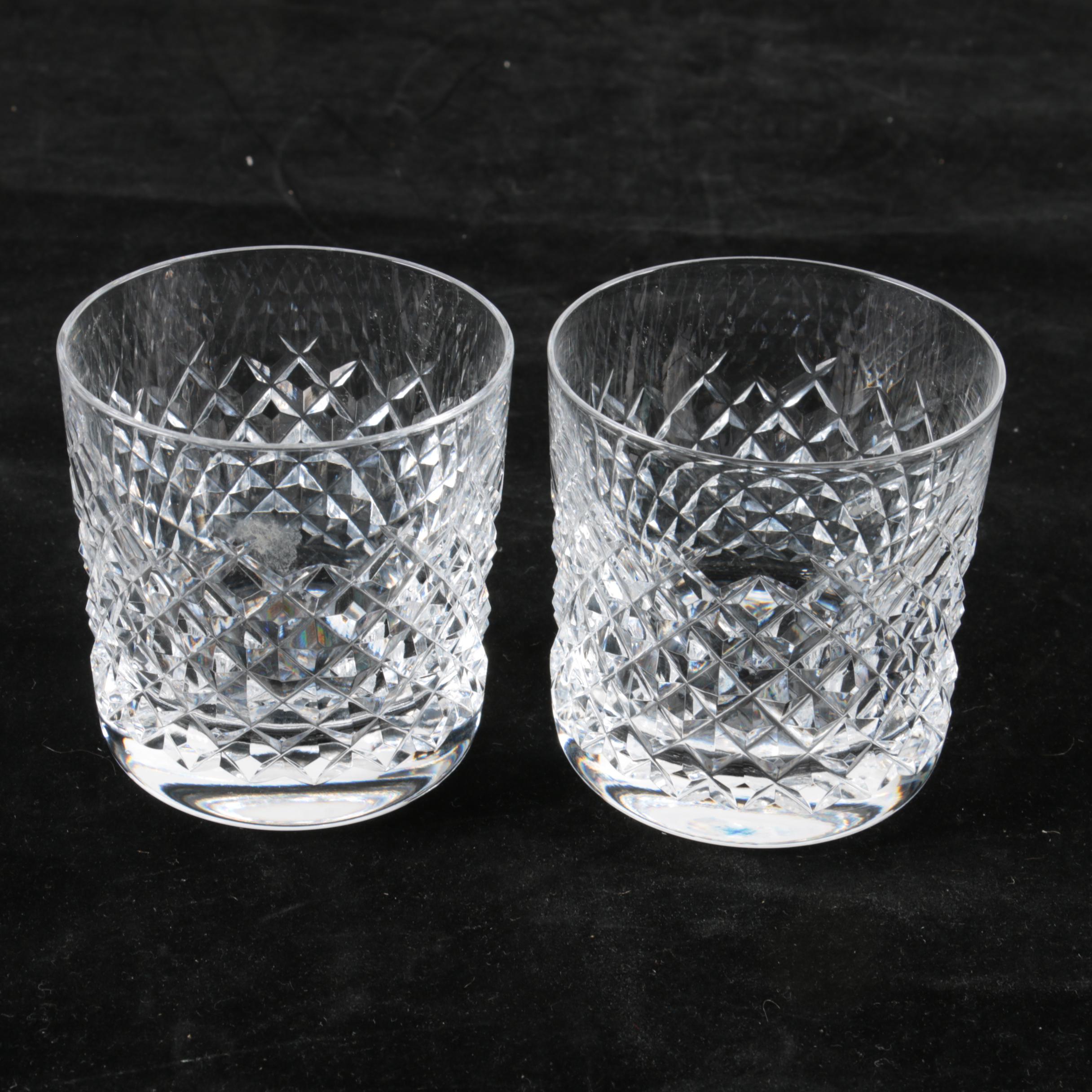 Waterford Crystal "Shannon Jubilee" Wine Decanters and "Alana" Tumblers