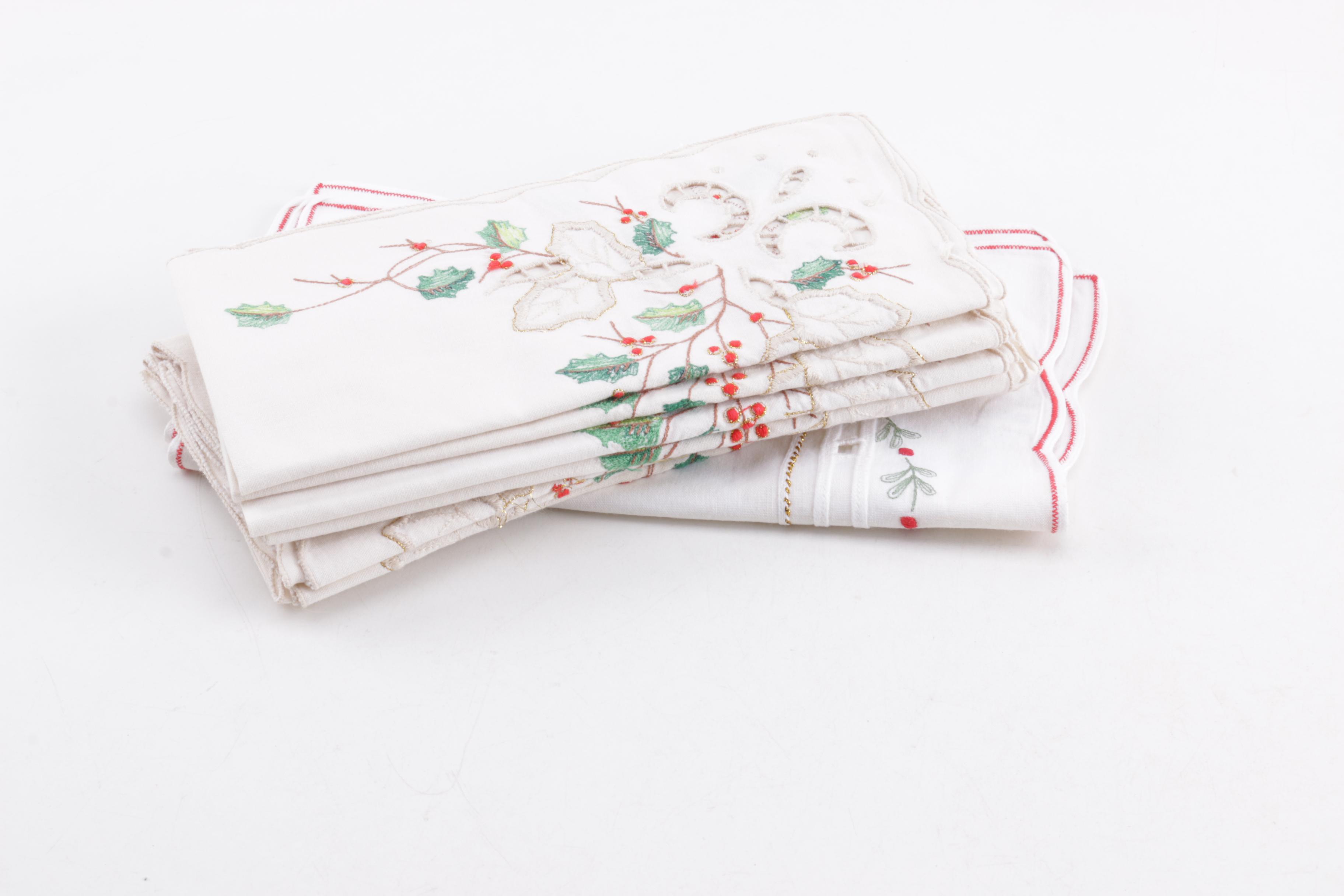 Collection of Christmas Table Linens