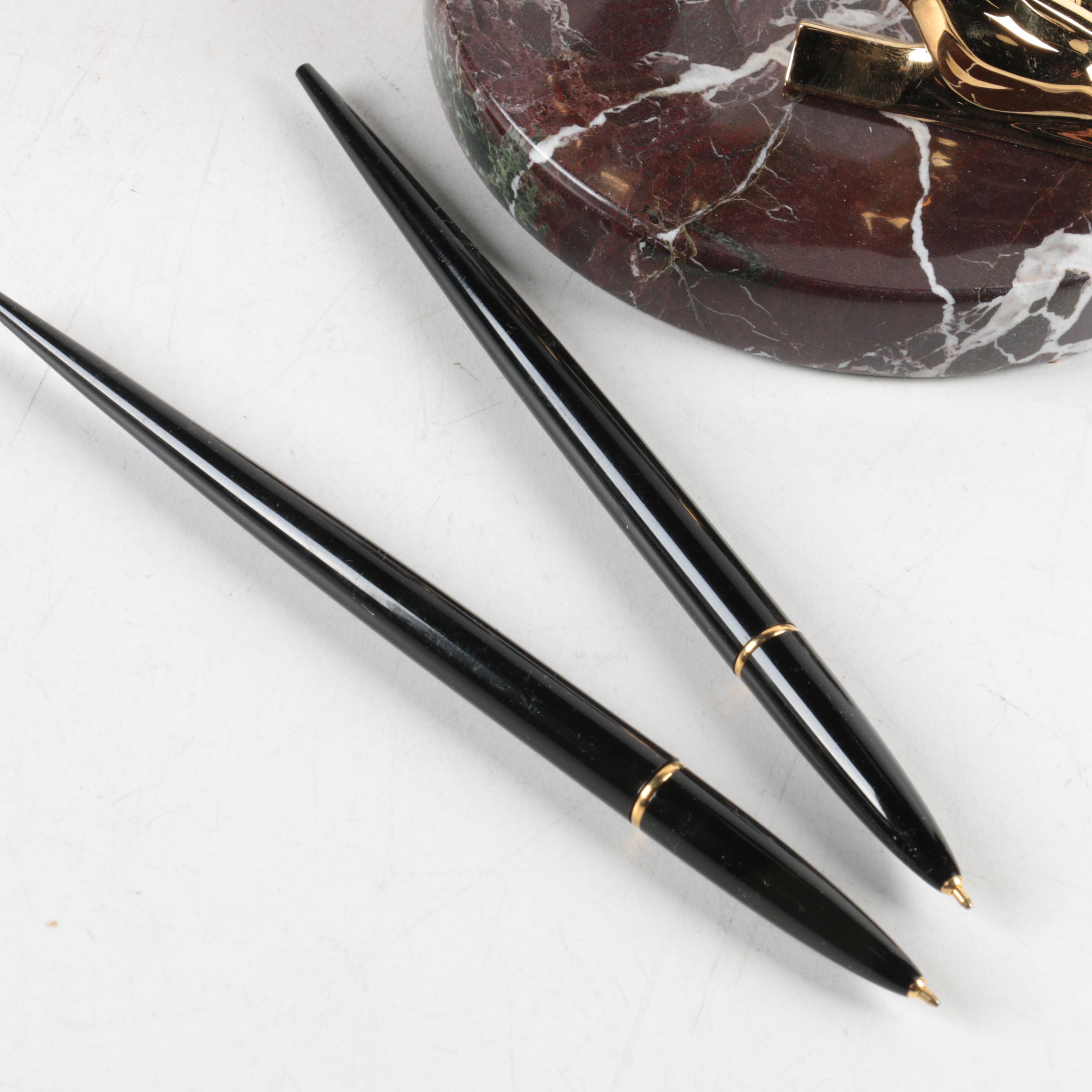 Vintage Jaguar Branded Crystal and Desk Decor