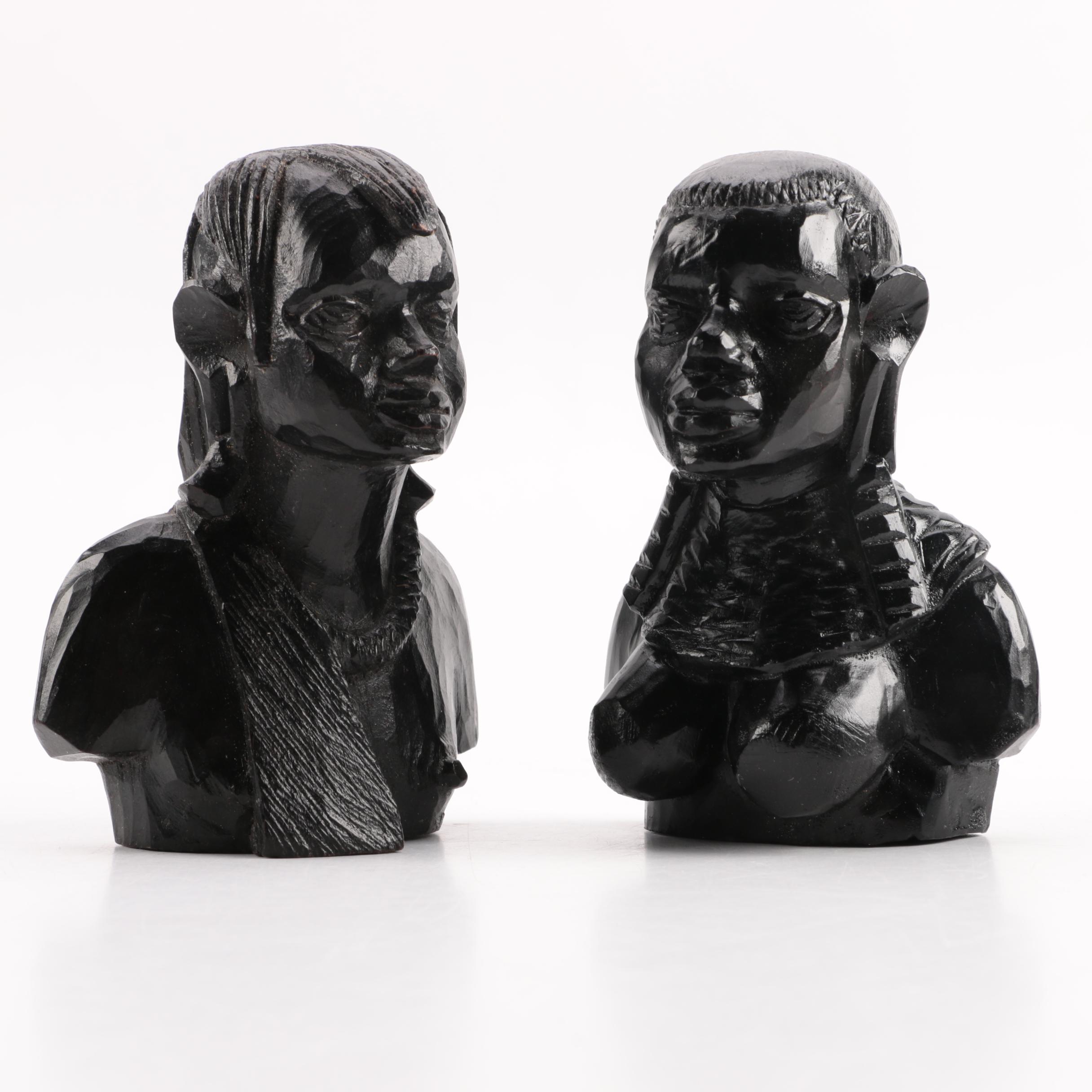 Nzambu East African Bust Sculptures