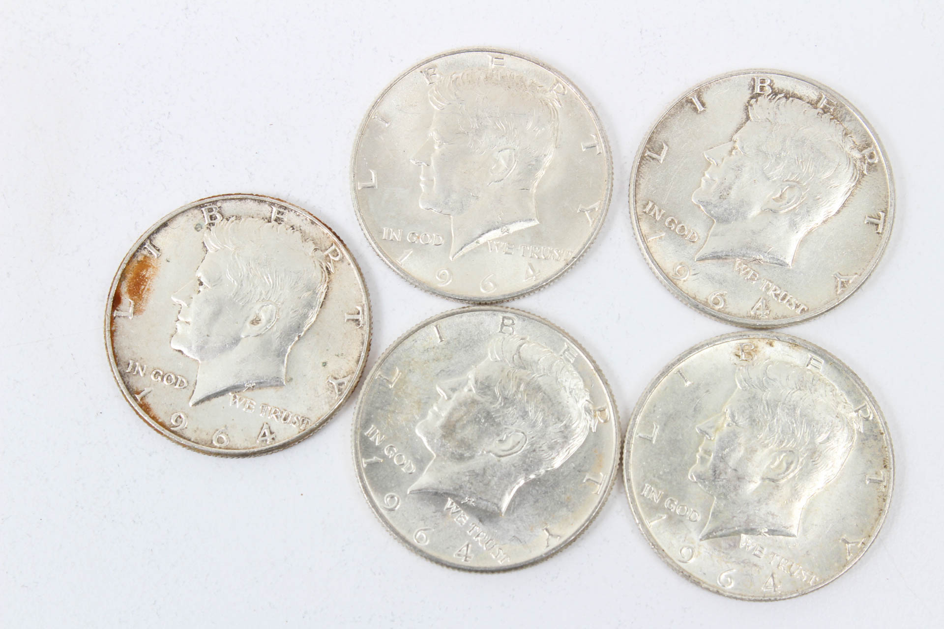 1964 Kennedy Silver Half Dollars