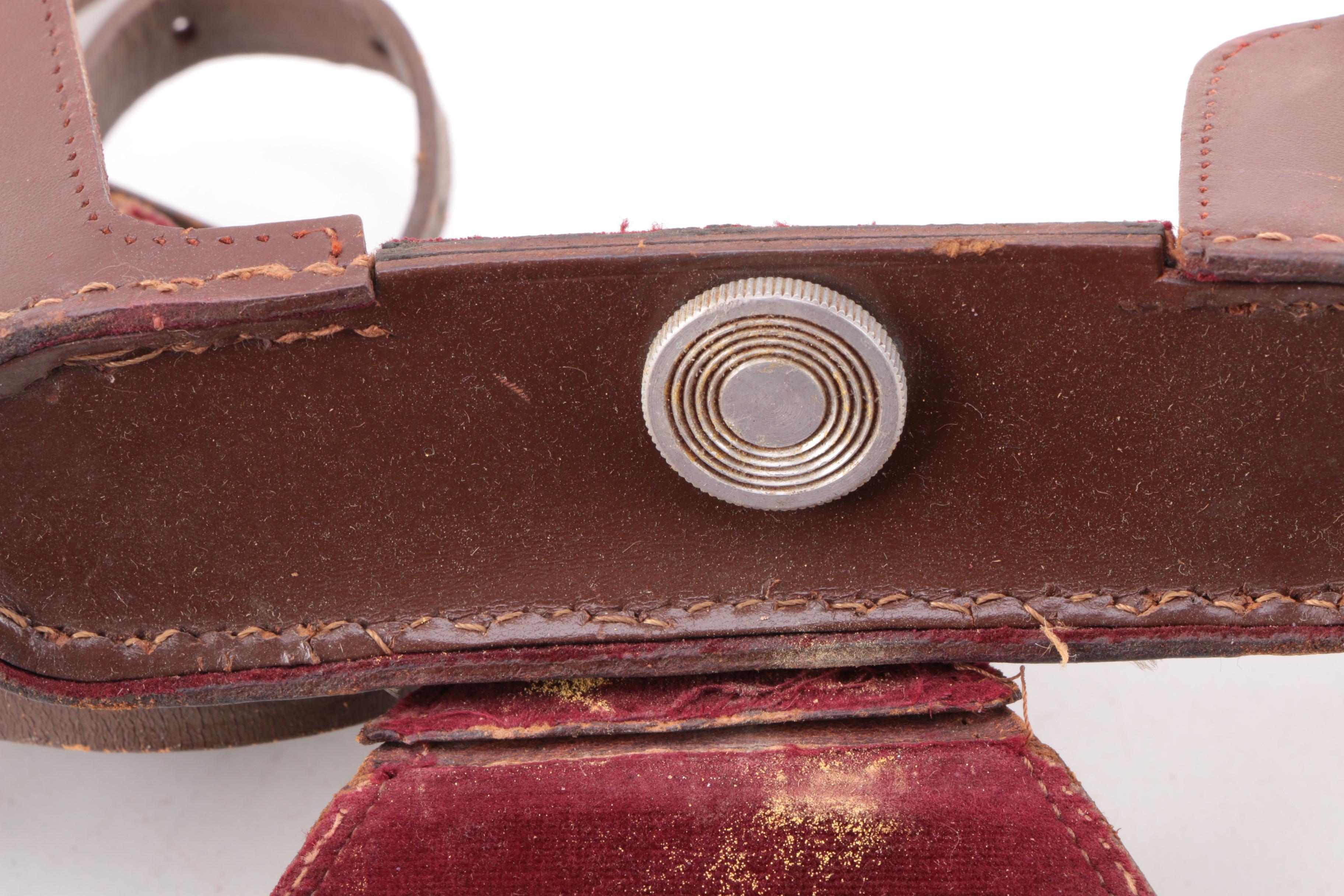 Vintage Zeiss Ikon AG SLR Camera with Two Leather Cases and Accessories