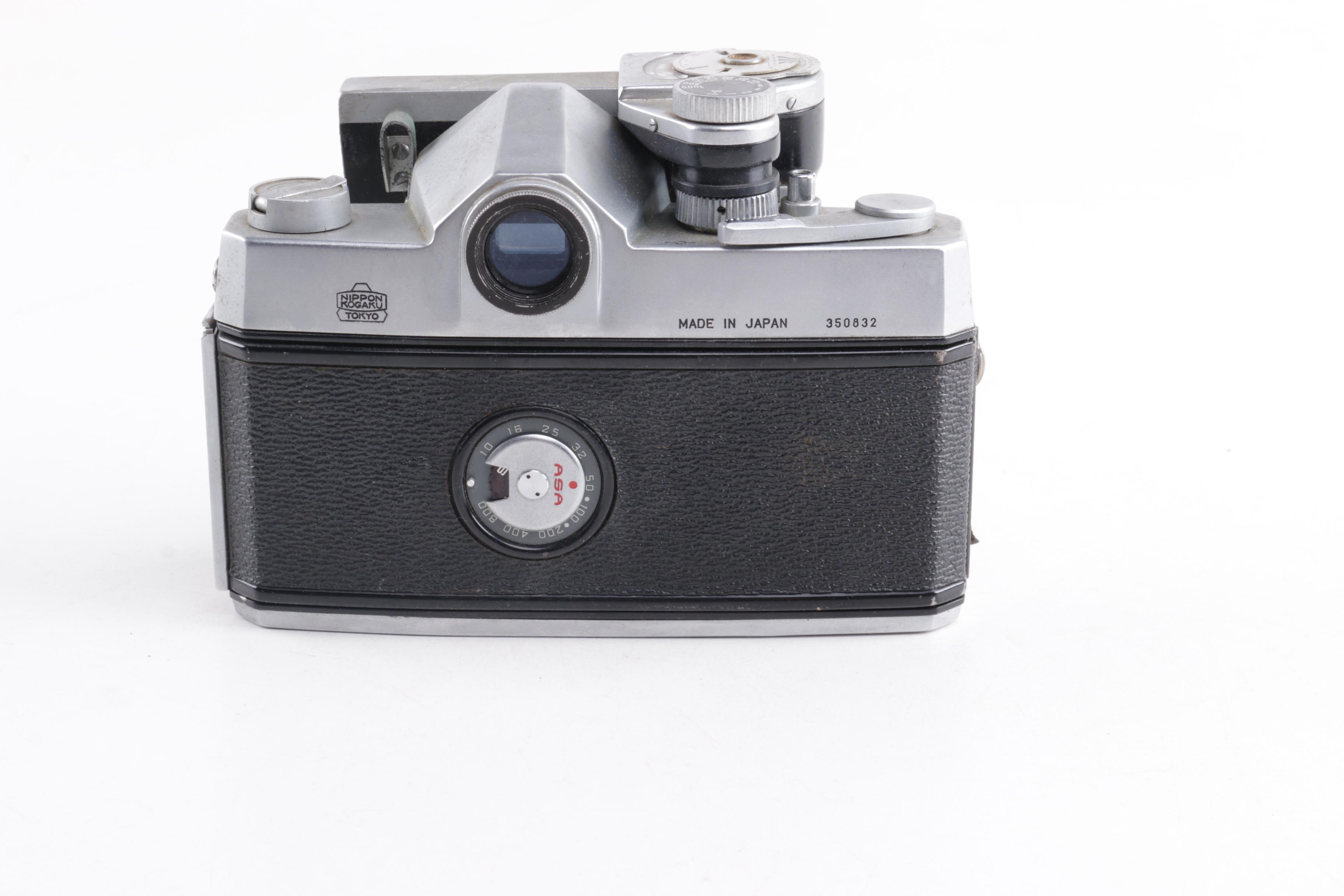 Nikkorex, Yashica, and Topcon 35mm Film Cameras and Sony Walkman