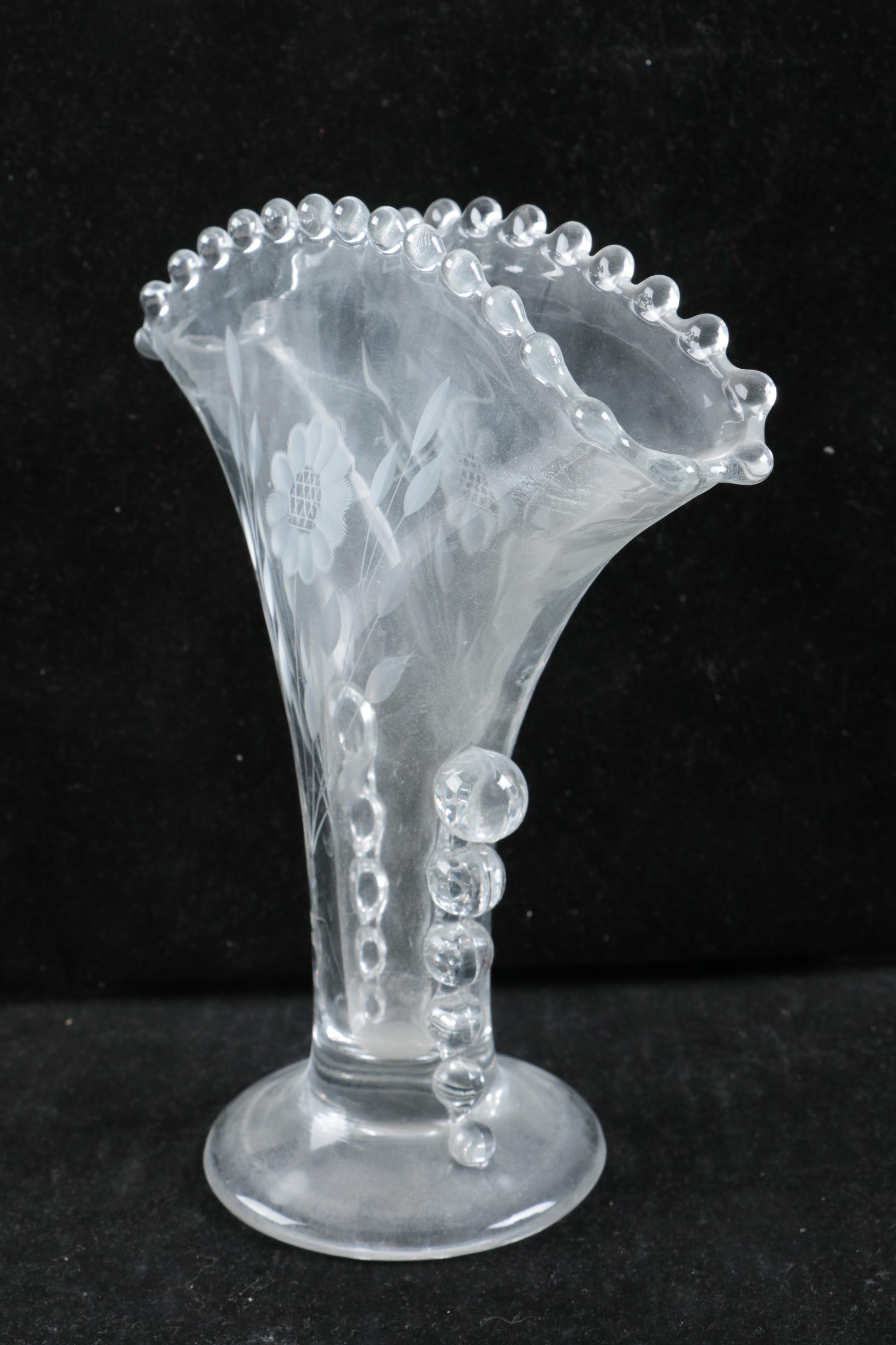 Vintage Imperial Glass "Candlewick" Tableware and 1881 Rogers Oneida Cutlery